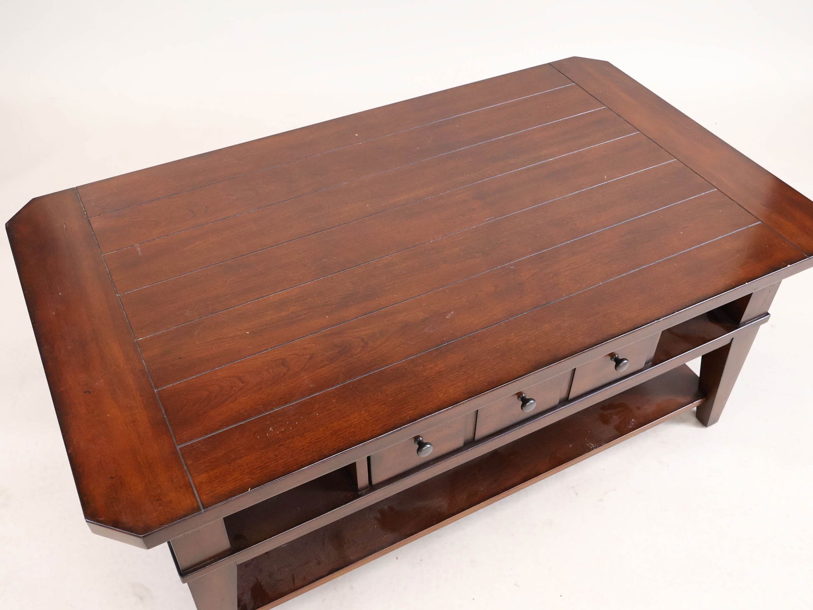 Contemporary Rectangular Low Table - 4