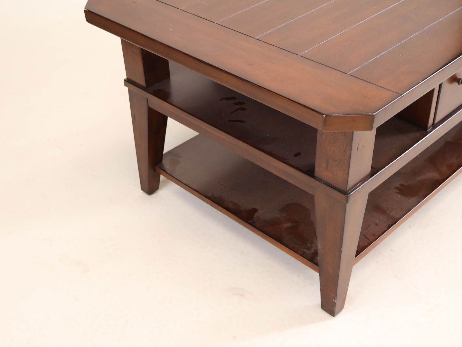 Contemporary Rectangular Low Table - 5