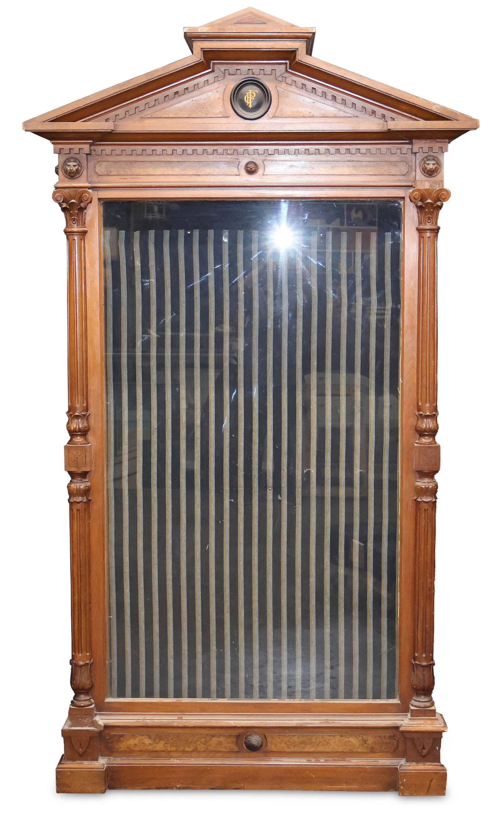 Aesthetic Movement Inlaid Mahogany Display Cabinet (1 of 20)