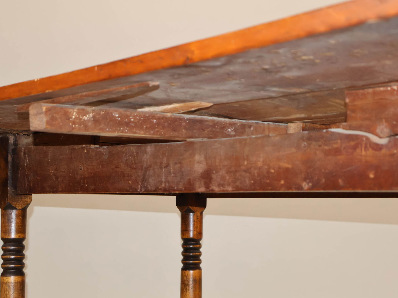 Federal Pine Drop Leaf Table - 9