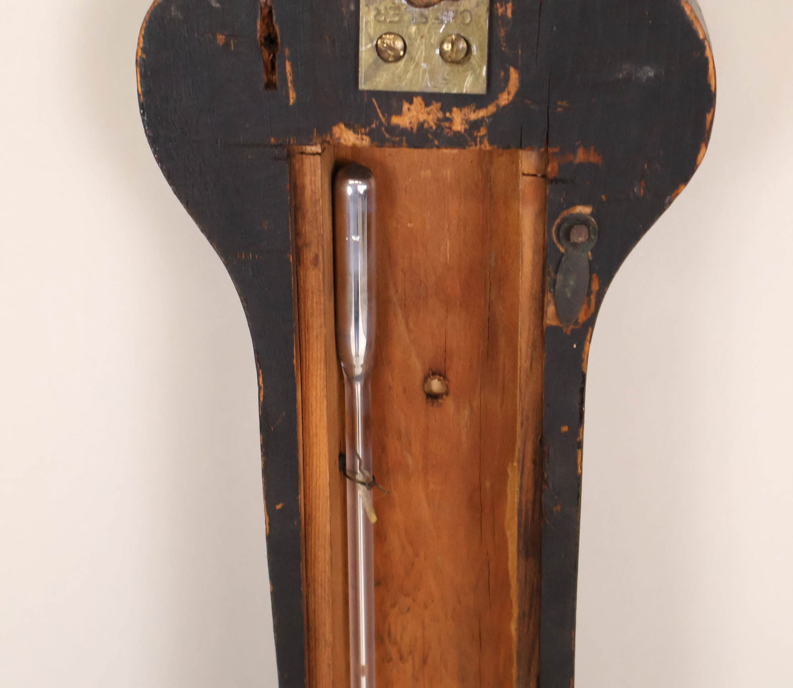 Regency Mahogany Banjo Barometer - 13