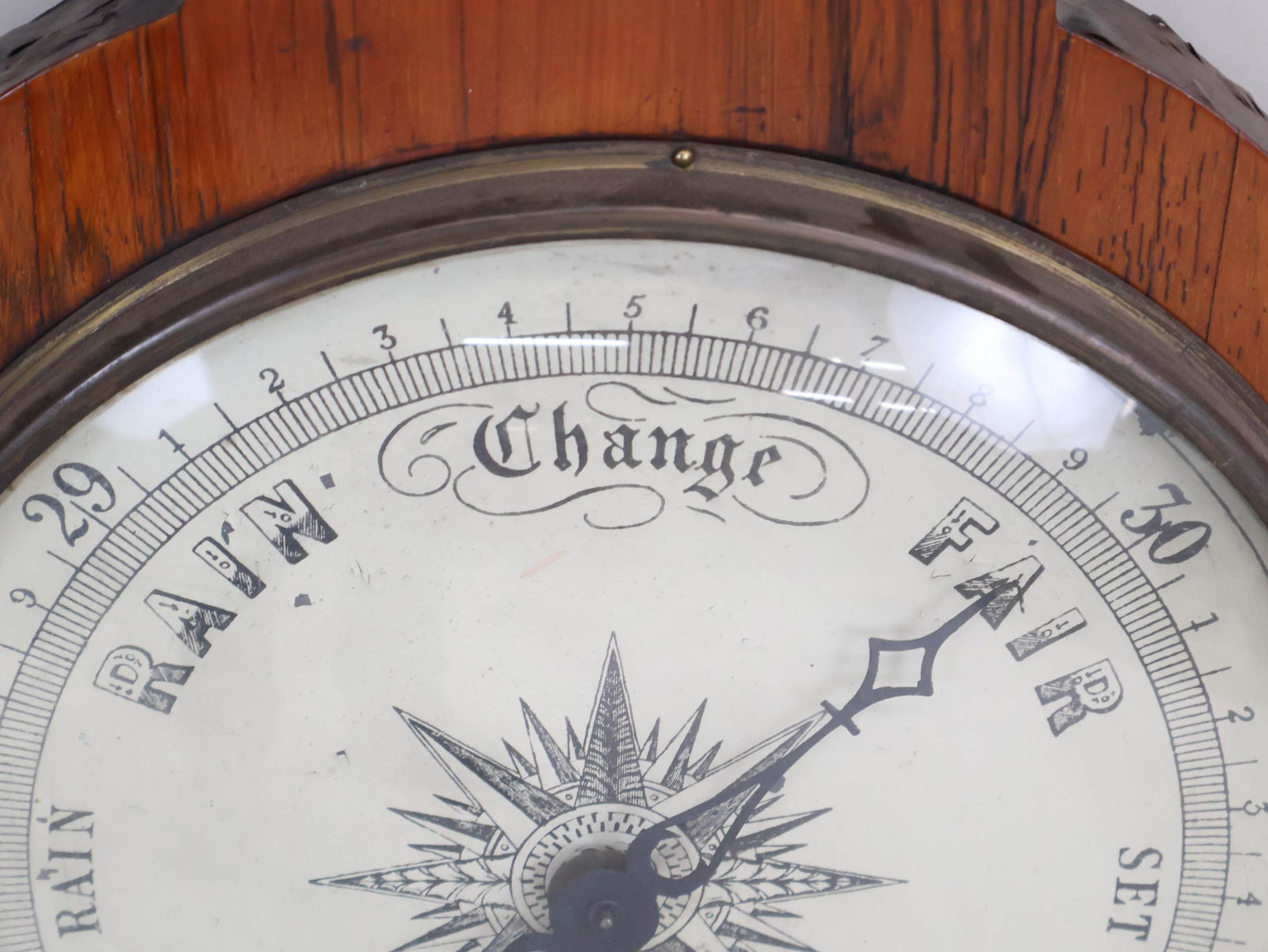 Regency Mahogany Banjo Barometer - 5