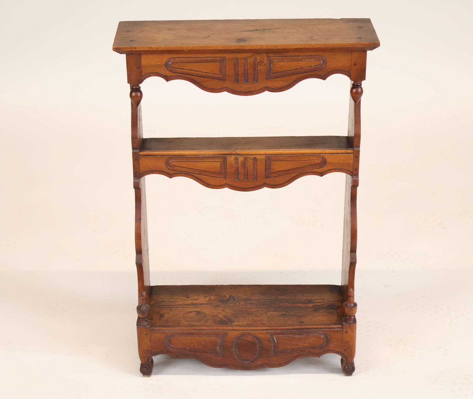 Provincial Walnut Hanging Shelf - 2