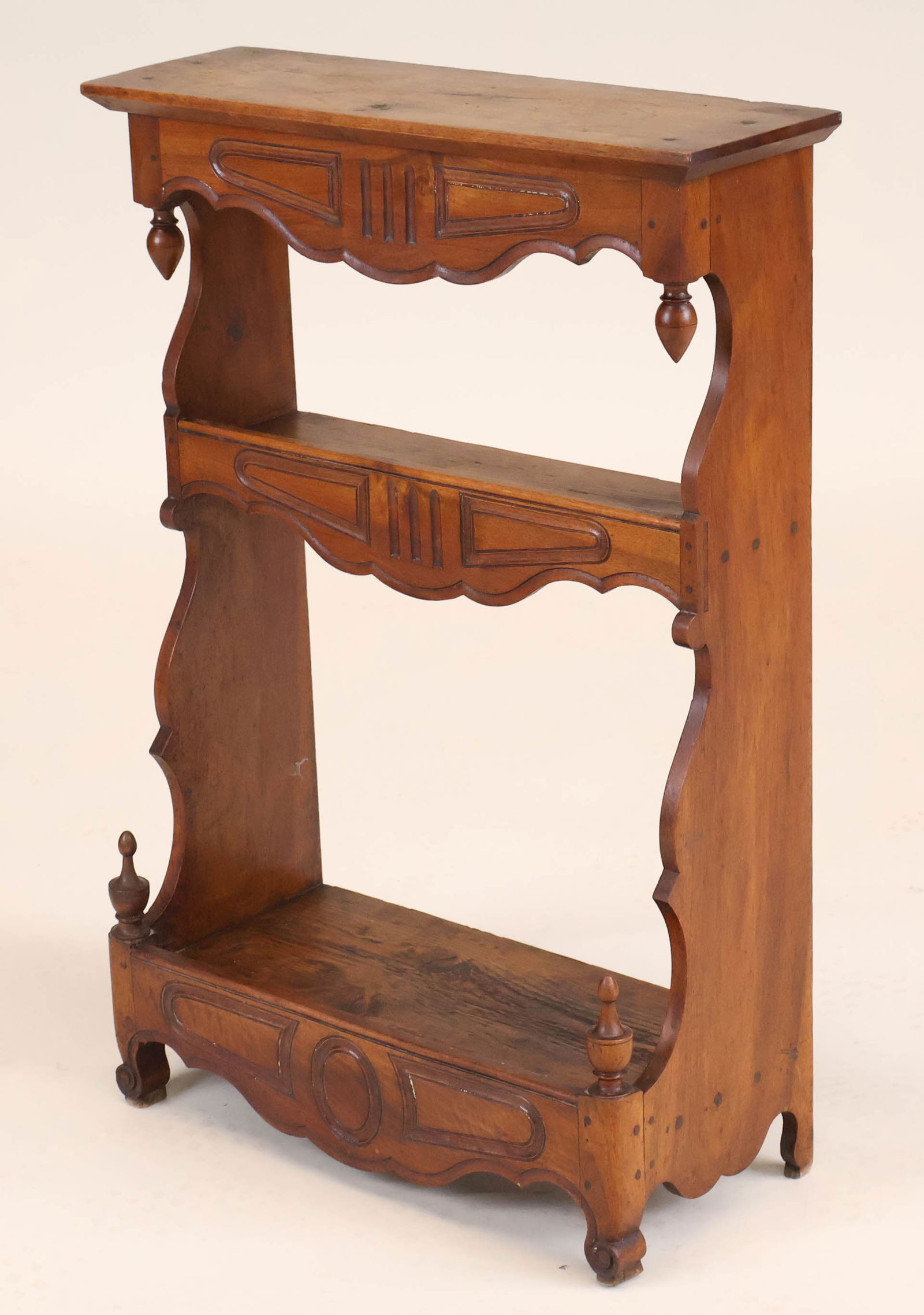 Provincial Walnut Hanging Shelf - 3