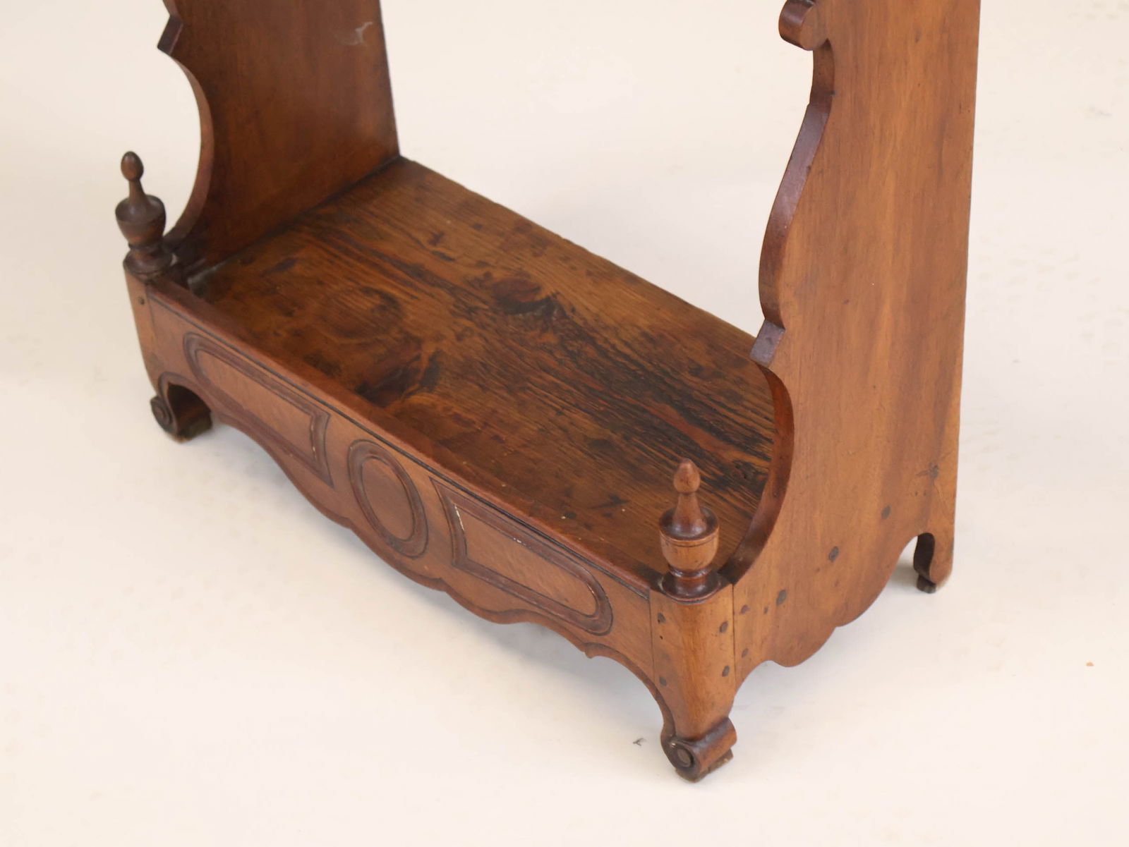 Provincial Walnut Hanging Shelf - 4