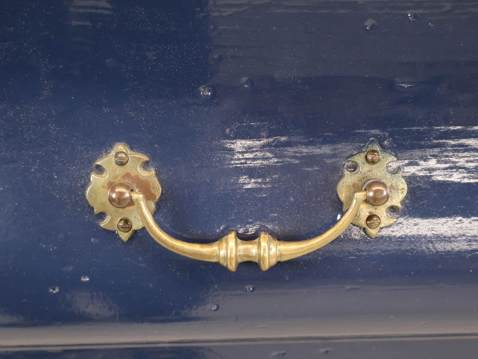 Rococo Style Blue-Lacquered Commode - 5