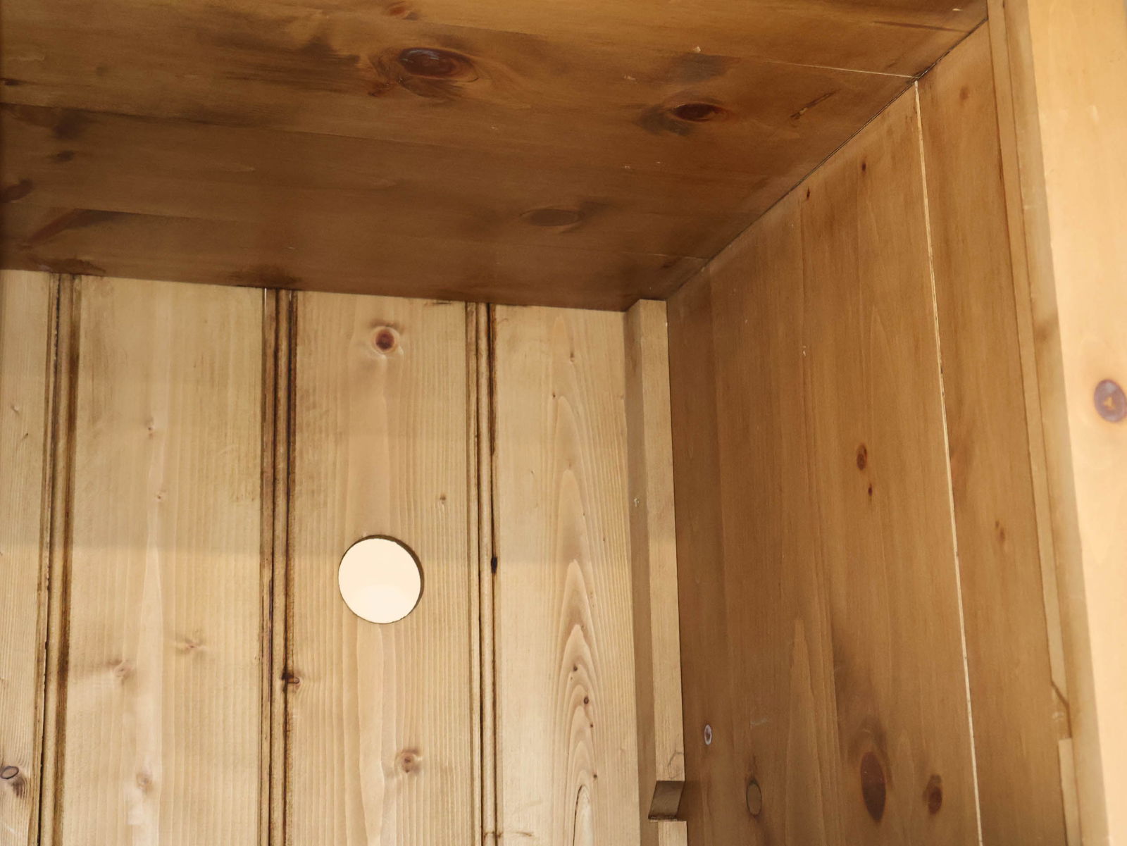 Two Part English Pine Bookcase - 6