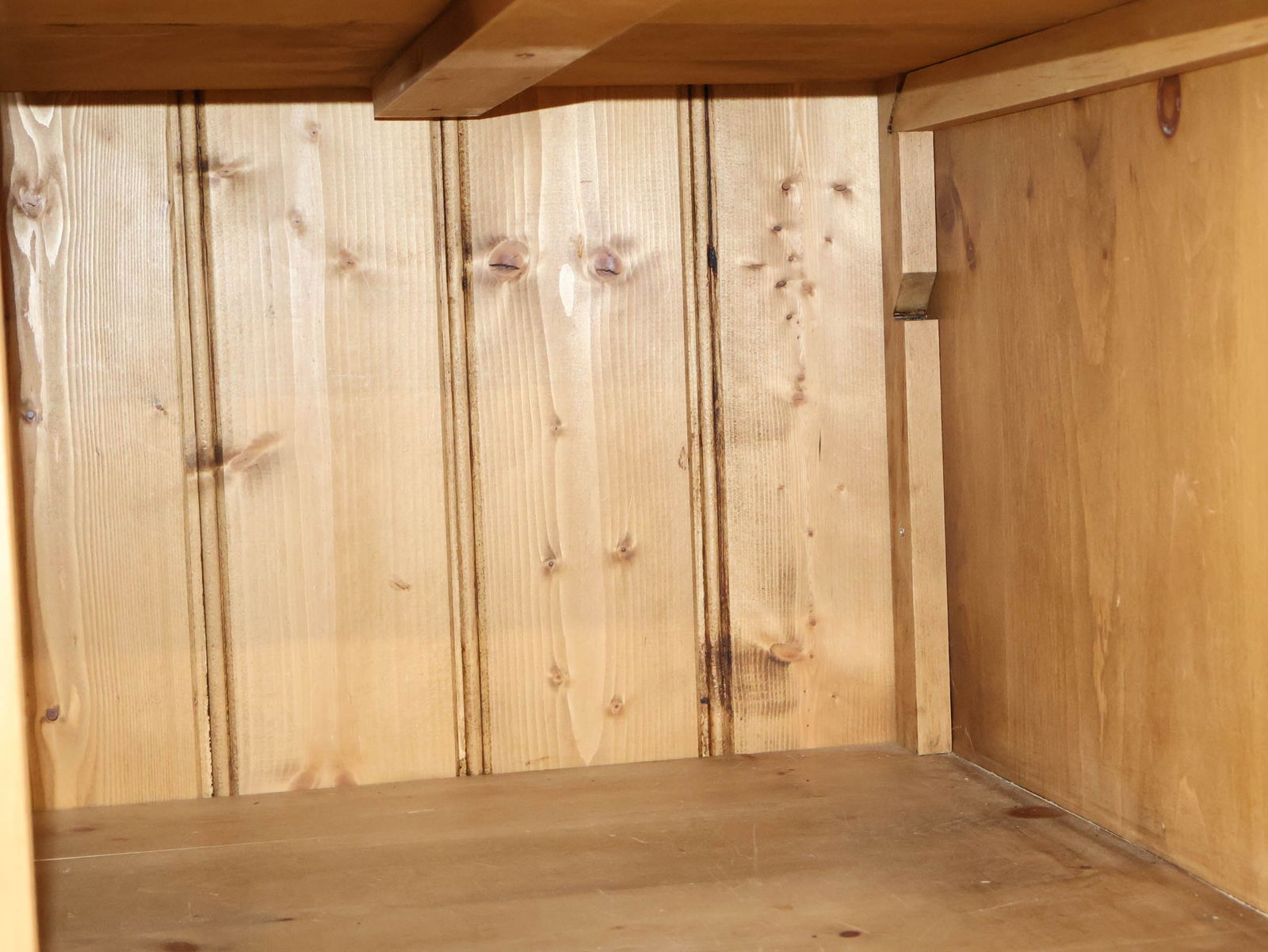 Two Part English Pine Bookcase - 7