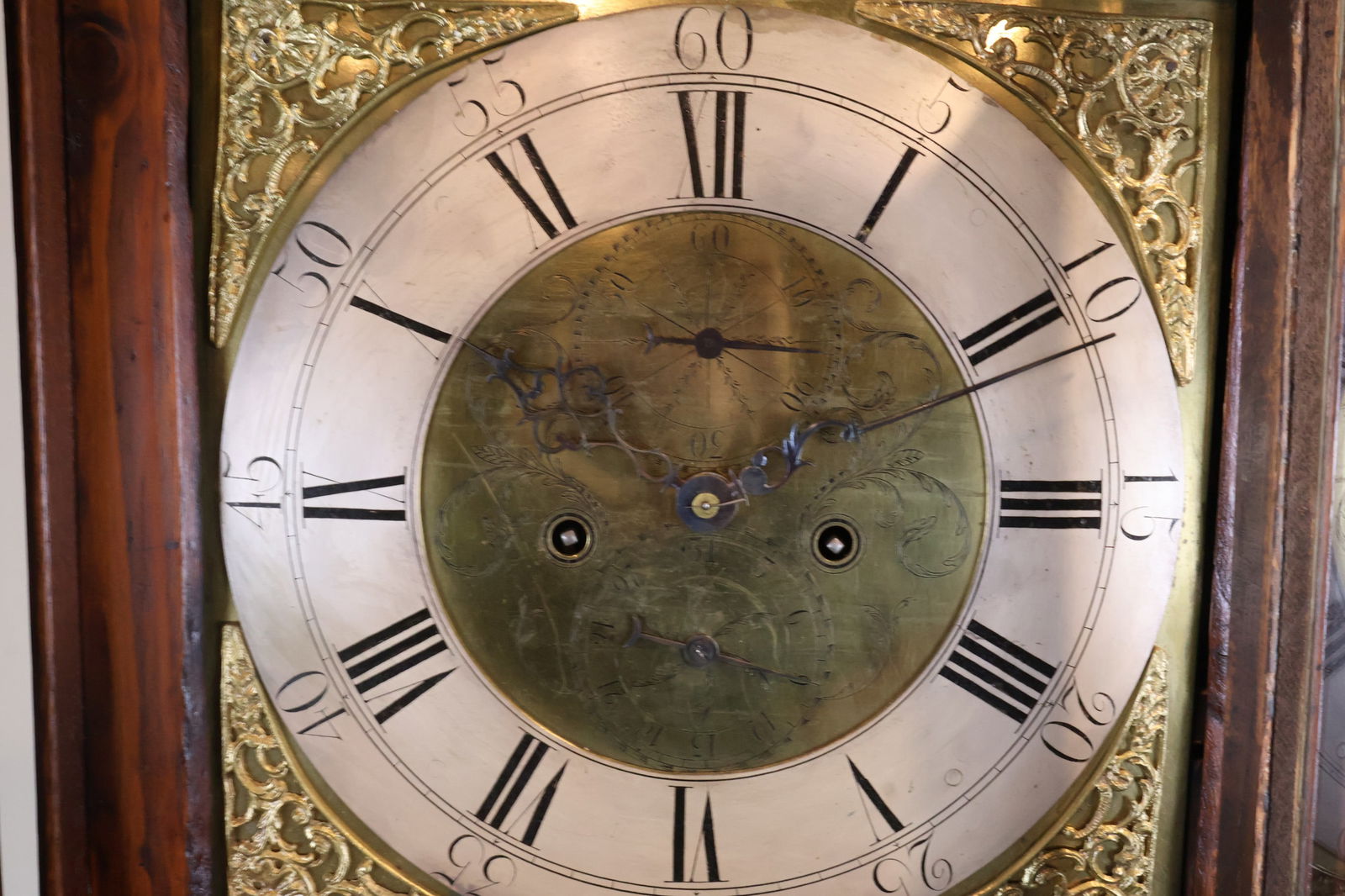 Georgian Oak Long Case Clock - 6