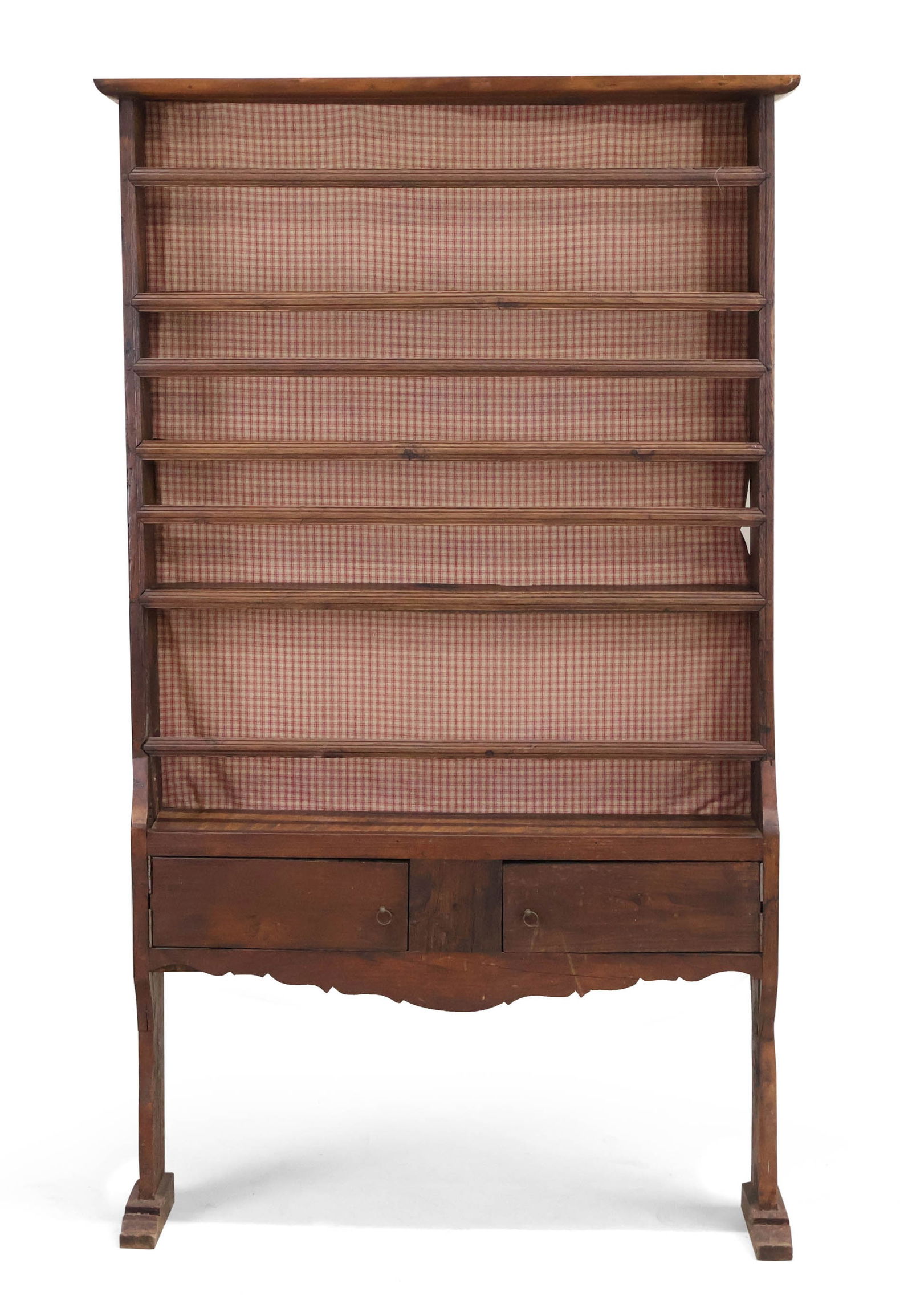 French Provincial Carved Walnut Bookcase (1 of 20)