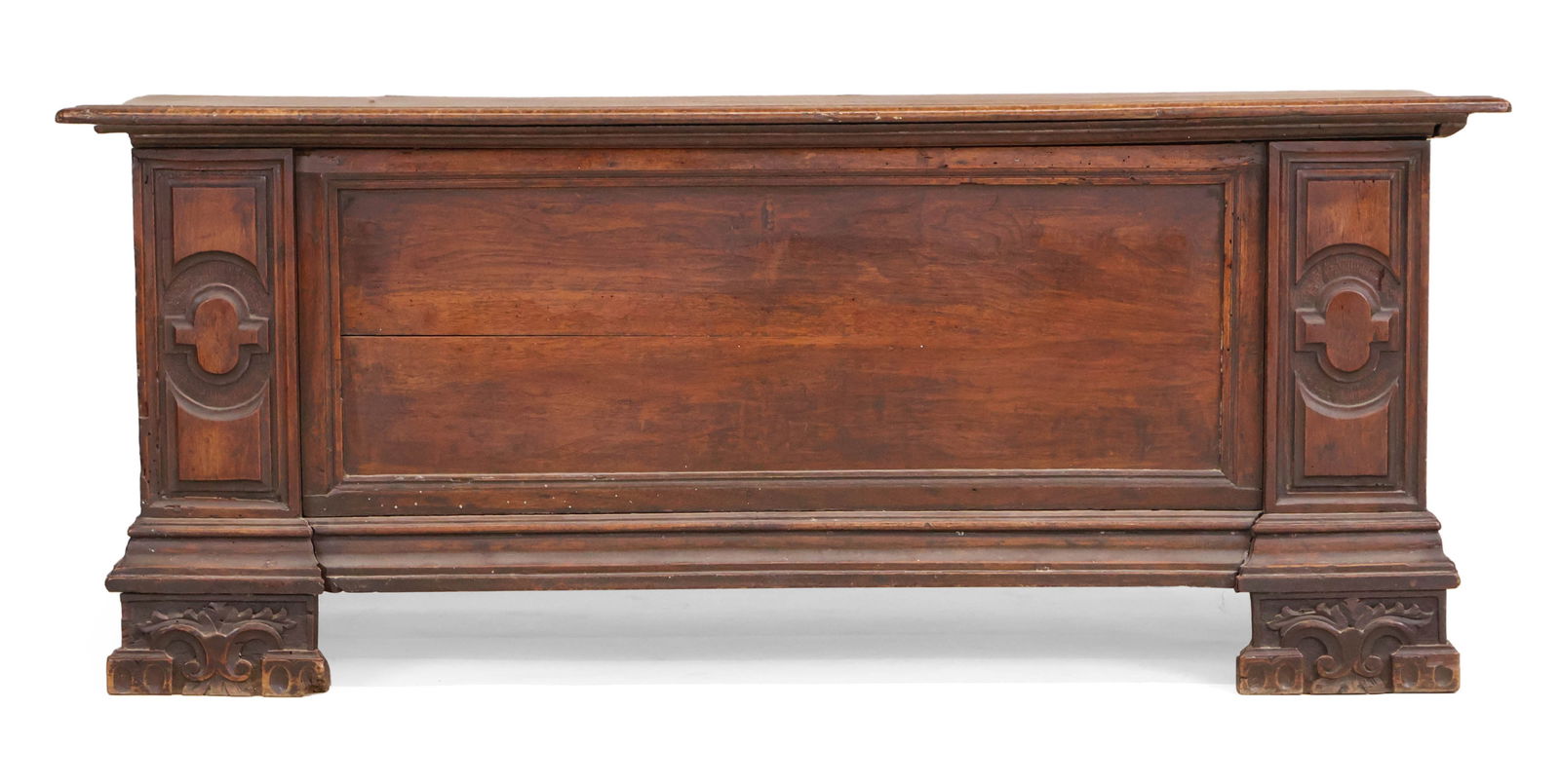 Renaissance Revival Carved Walnut Blanket Chest (1 of 16)