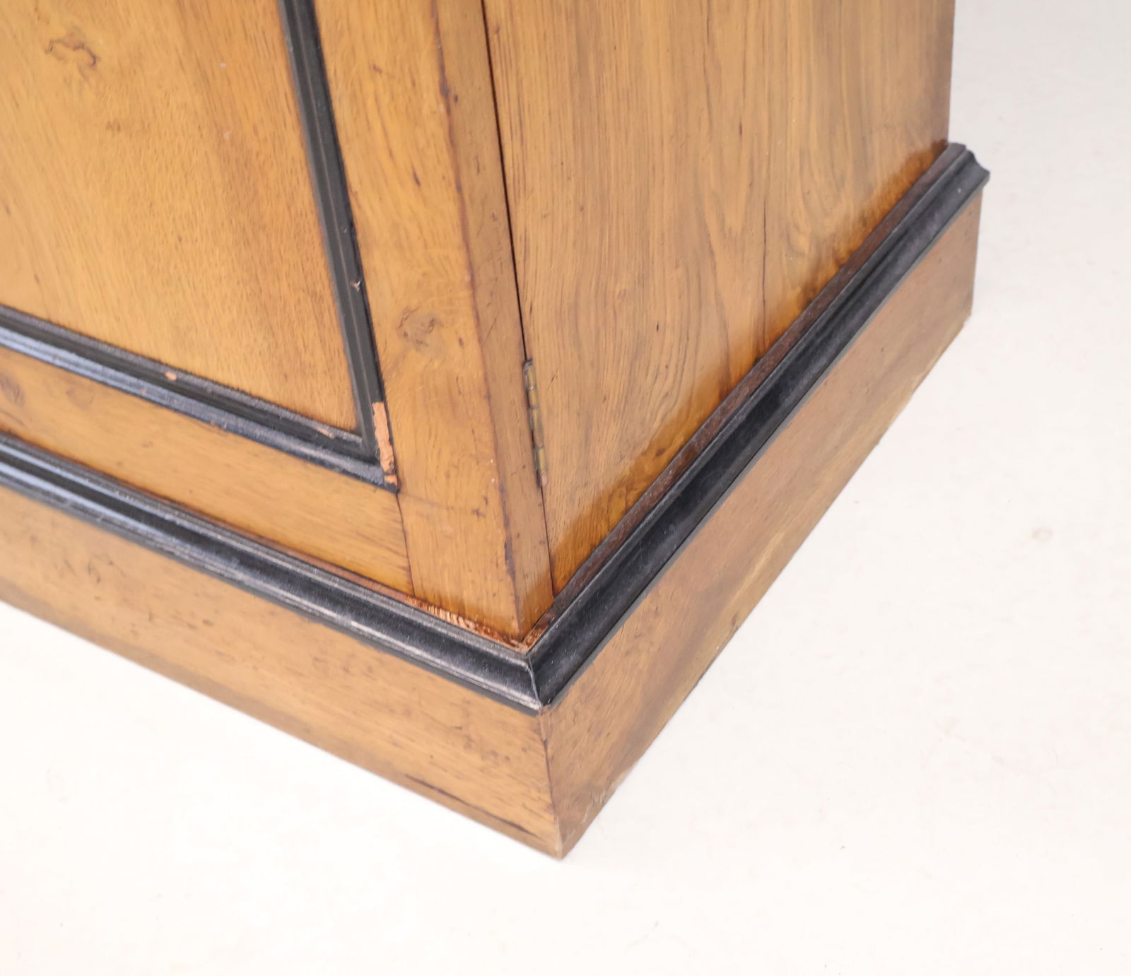 Victorian Part-Ebonized Oak Library Bookcase - 10