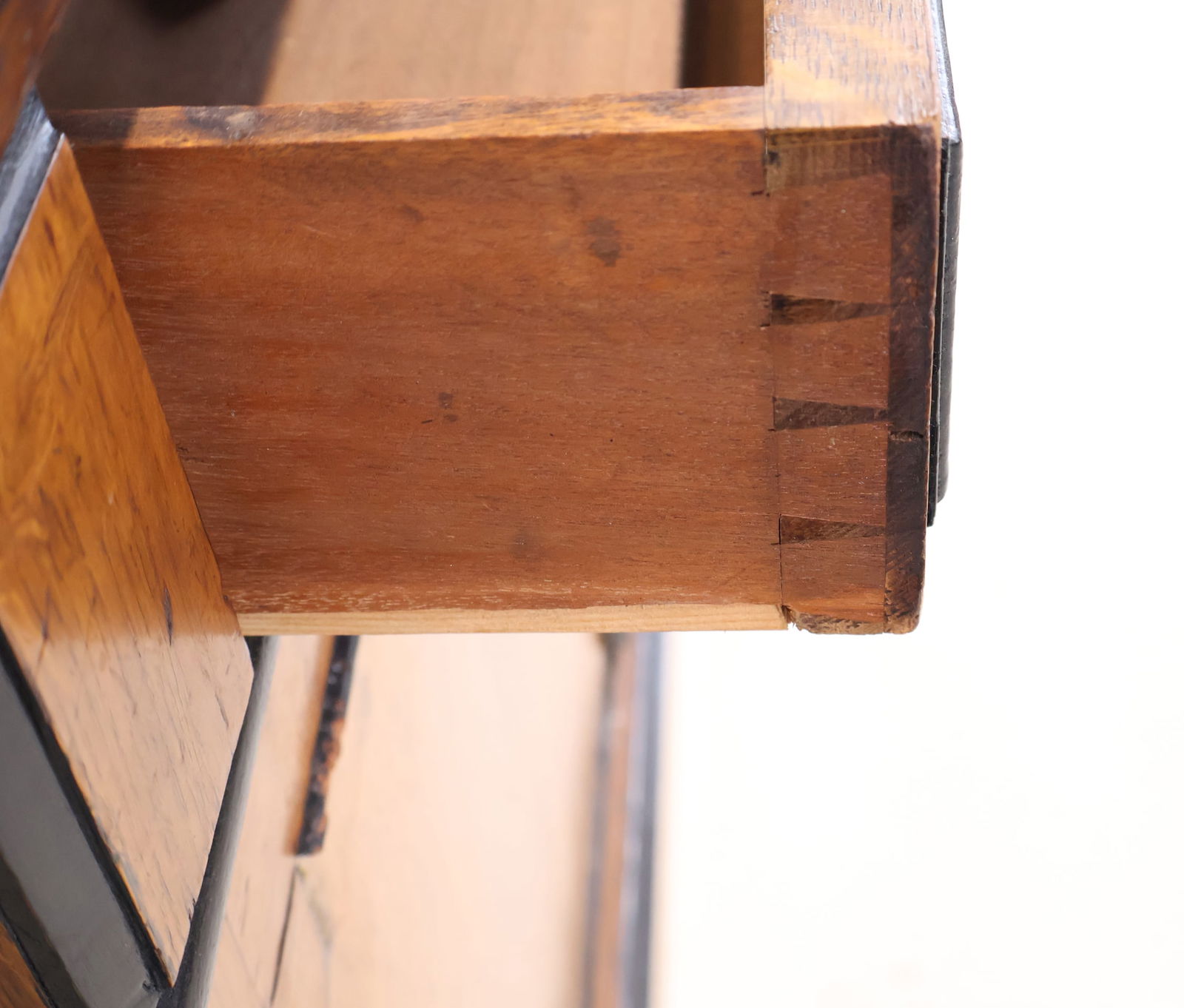 Victorian Part-Ebonized Oak Library Bookcase - 8