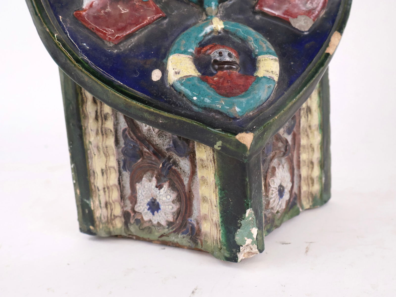 Three Majolica Tiles - 13