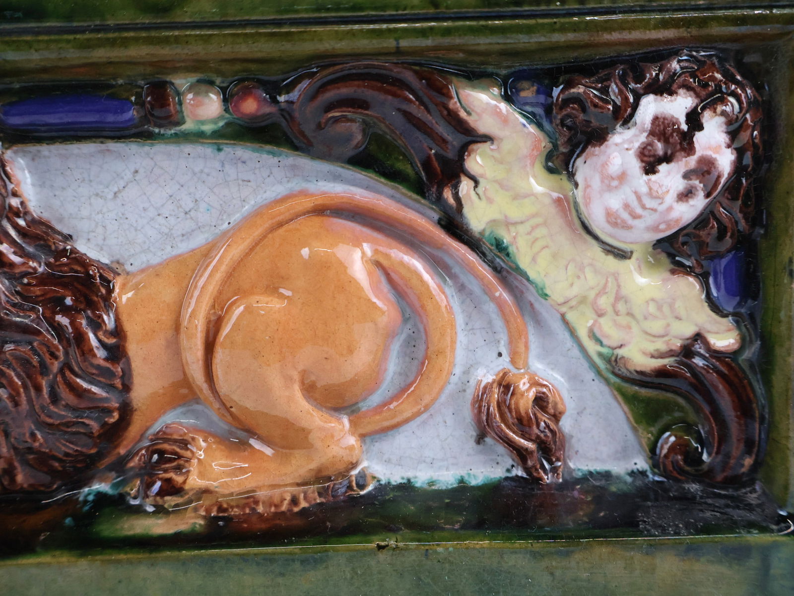 Three Majolica Tiles - 3