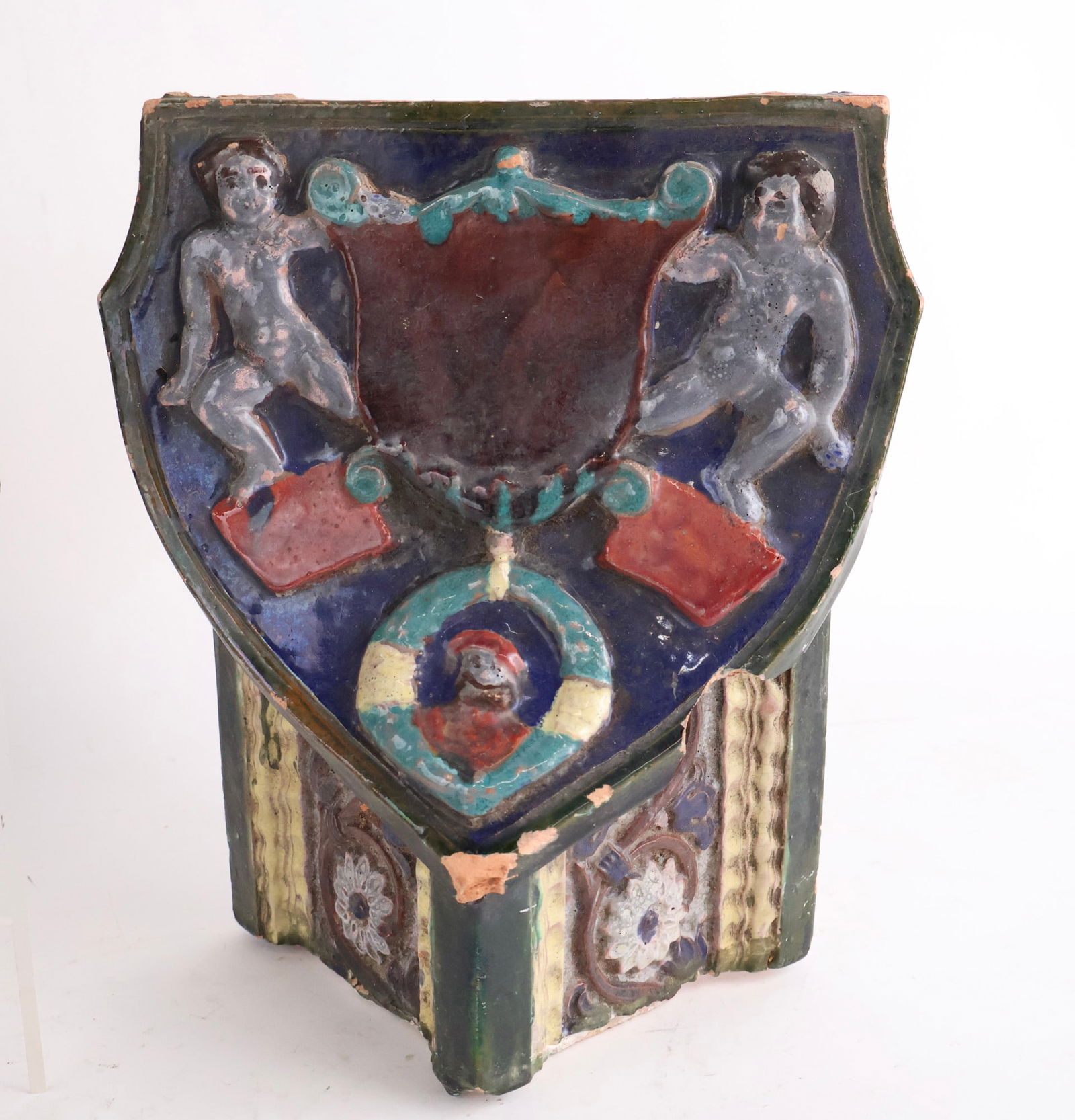 Three Majolica Tiles - 5