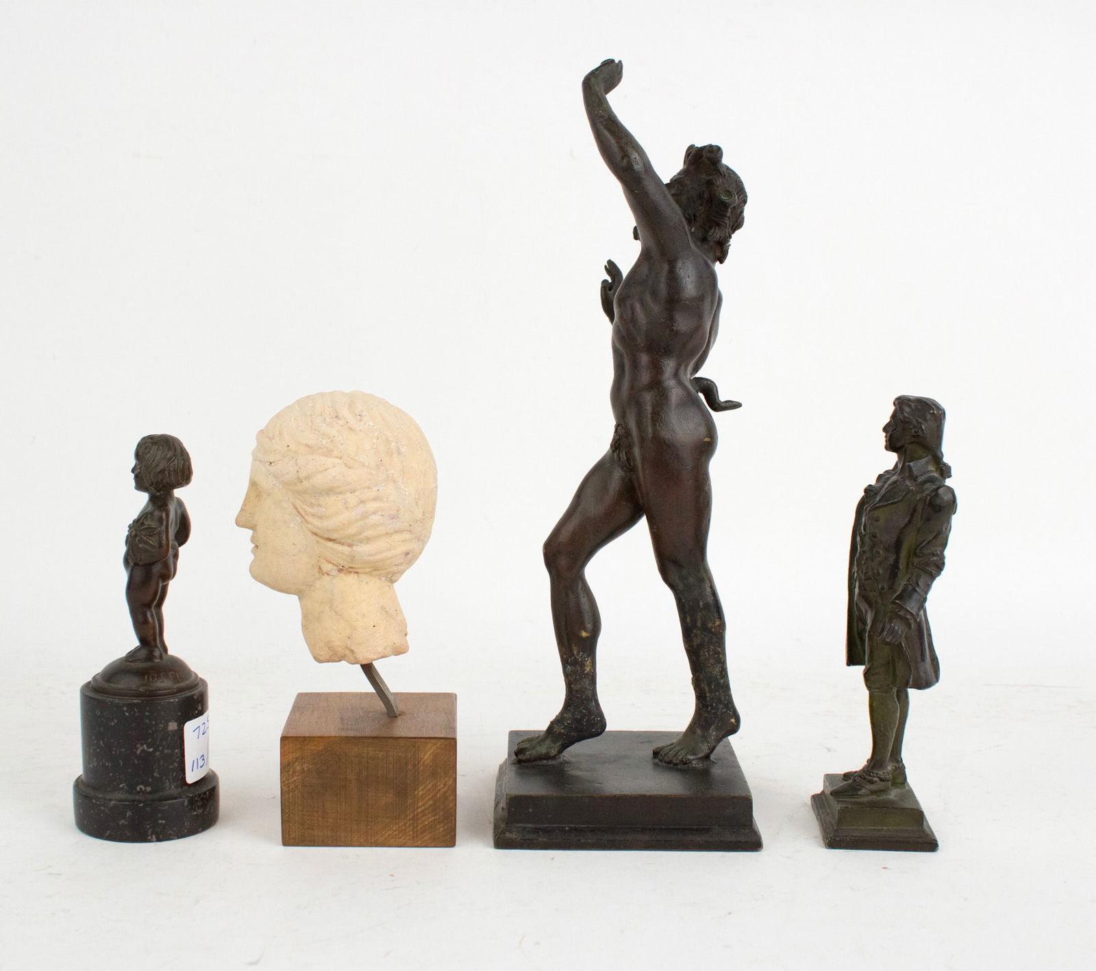 Four Small Statues - 6