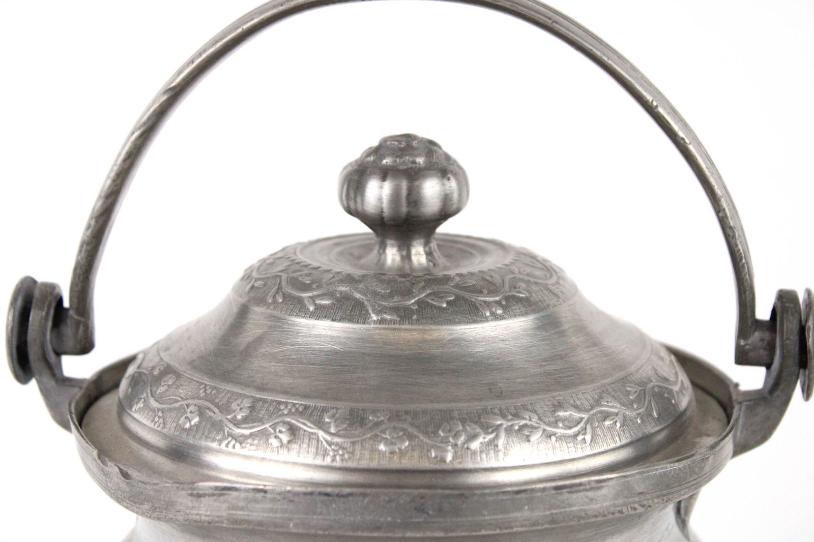 Pewter Biscuit Barrel - 2