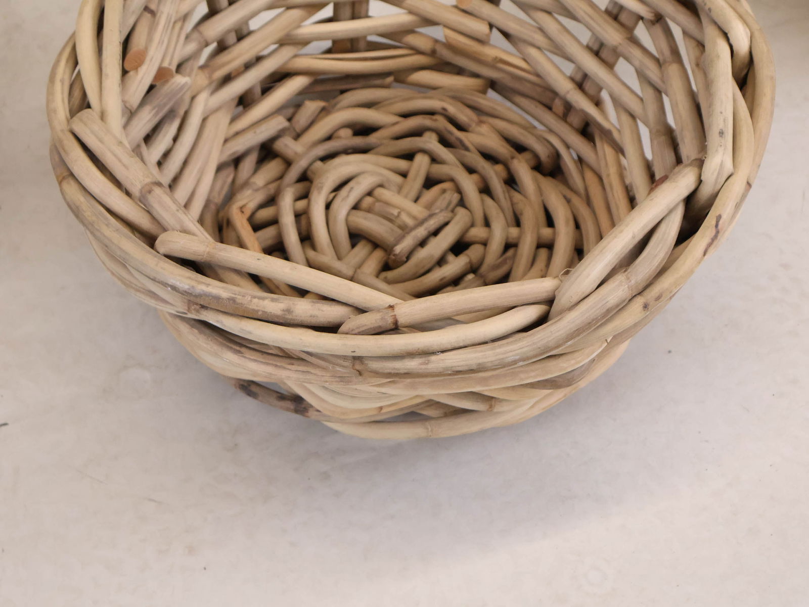 Five Modern Woven Rattan Baskets - 4