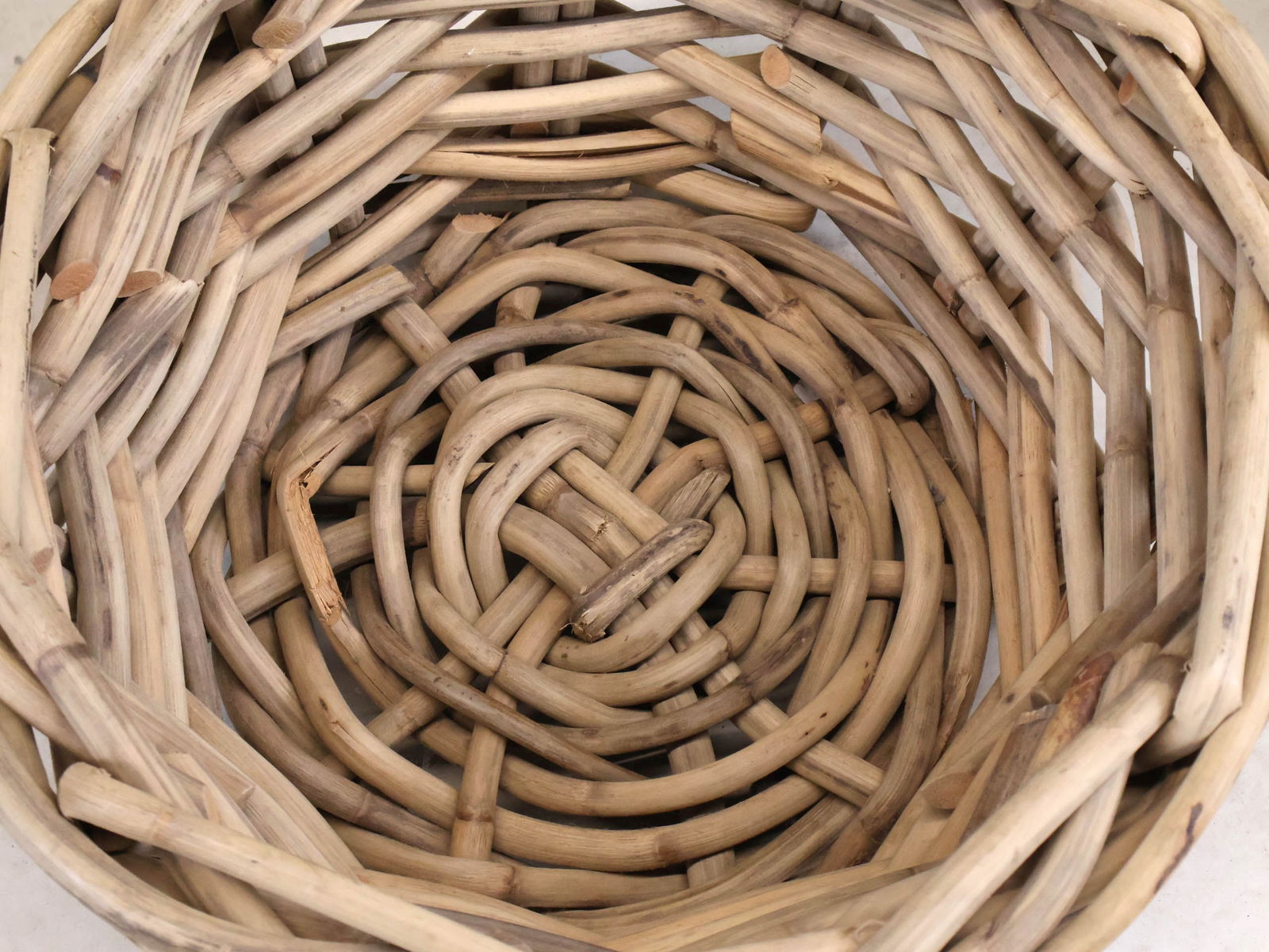 Five Modern Woven Rattan Baskets - 5