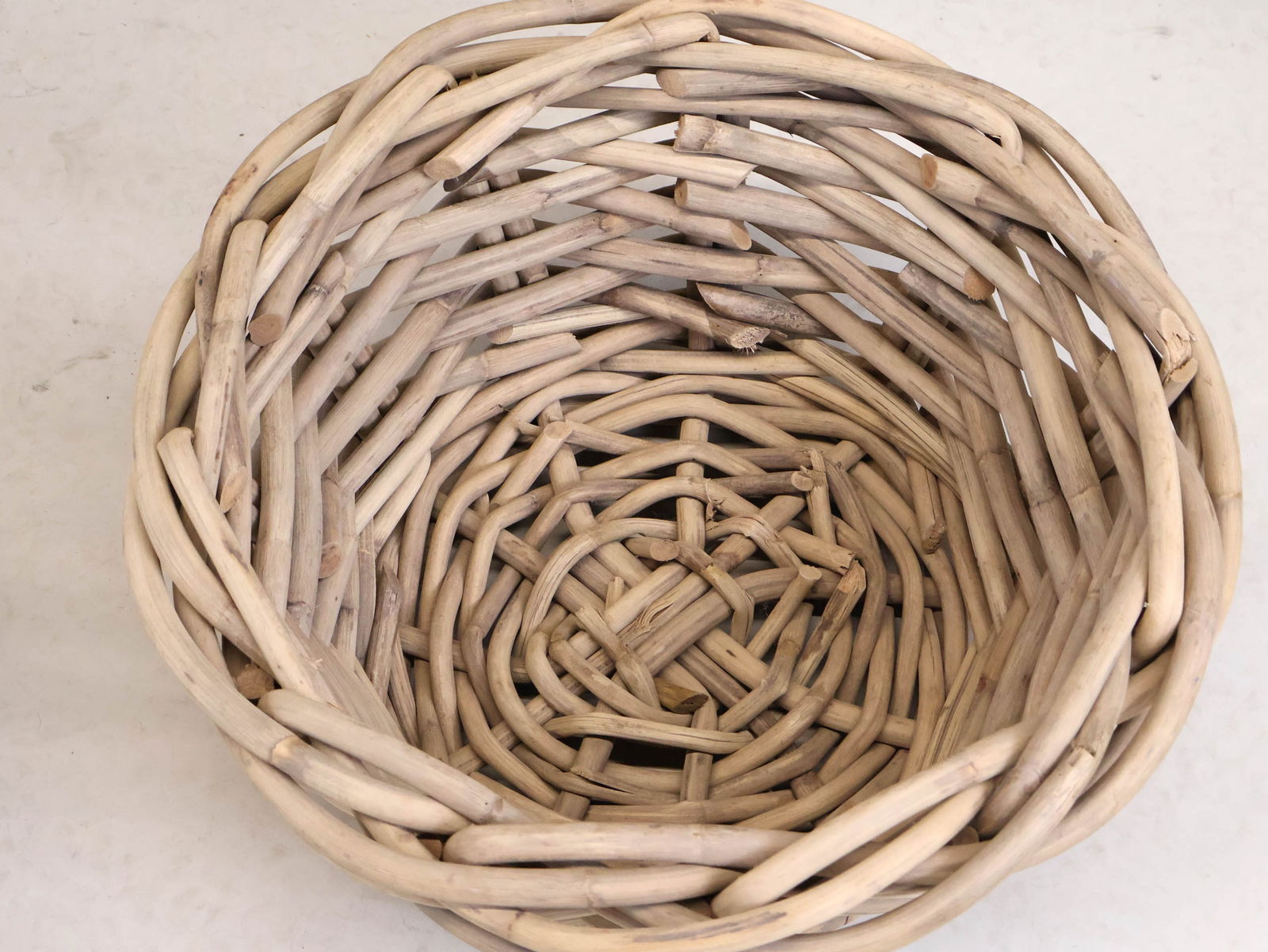 Five Modern Woven Rattan Baskets - 8