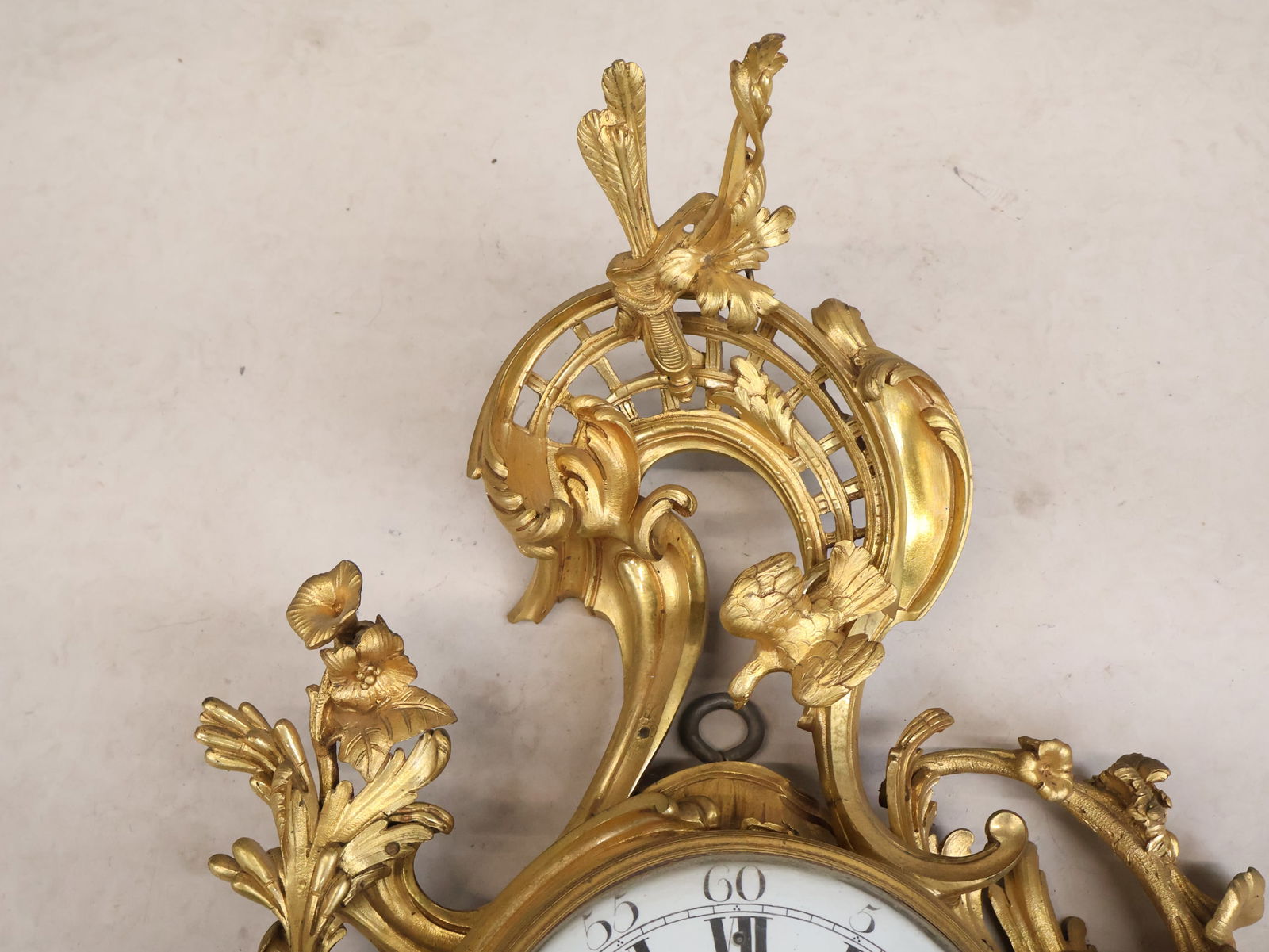 Louis XV Ormolu Cartel Clock - 10
