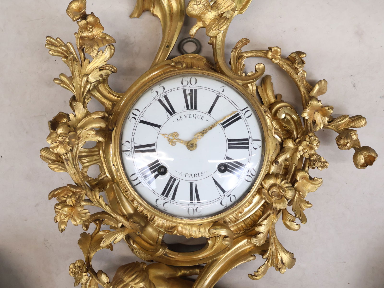 Louis XV Ormolu Cartel Clock - 11