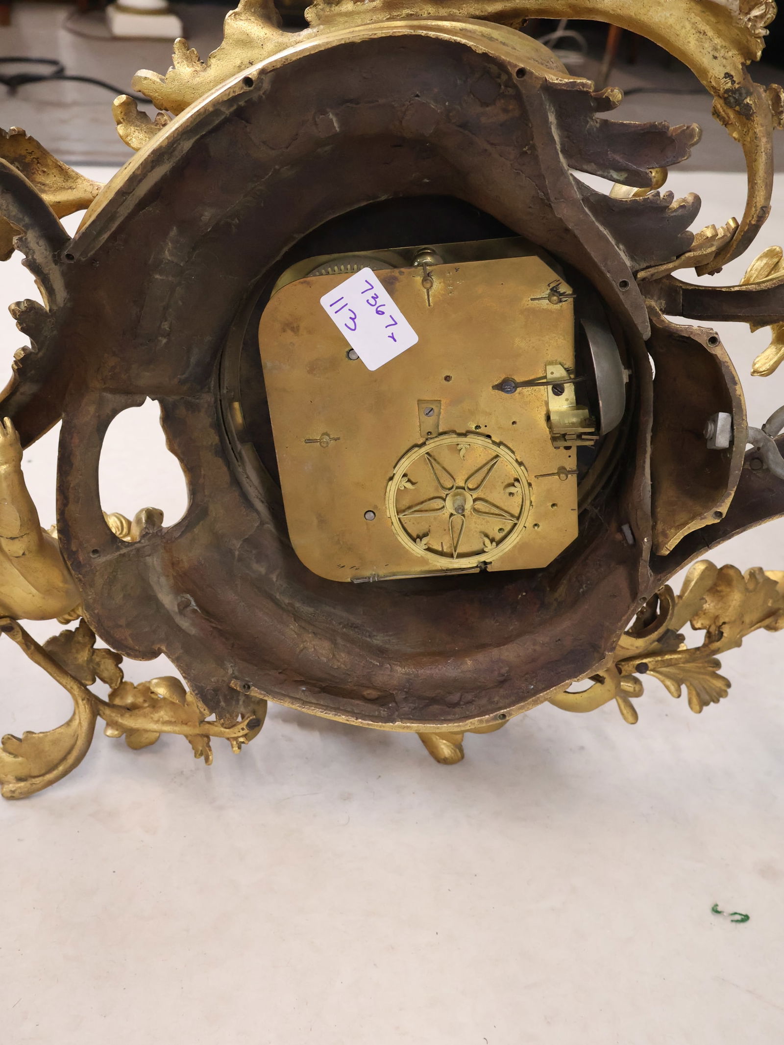 Louis XV Ormolu Cartel Clock - 13