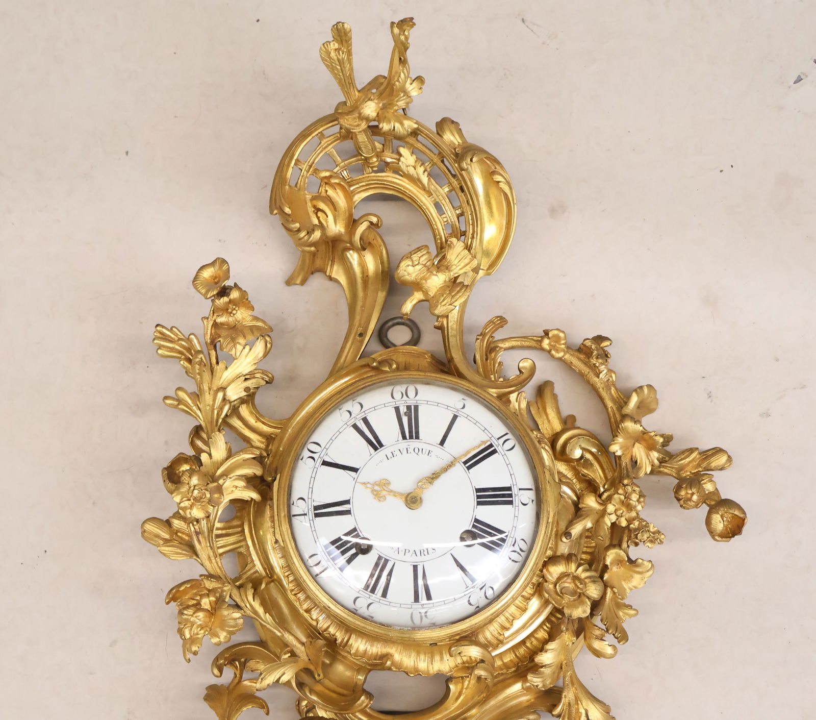 Louis XV Ormolu Cartel Clock - 2