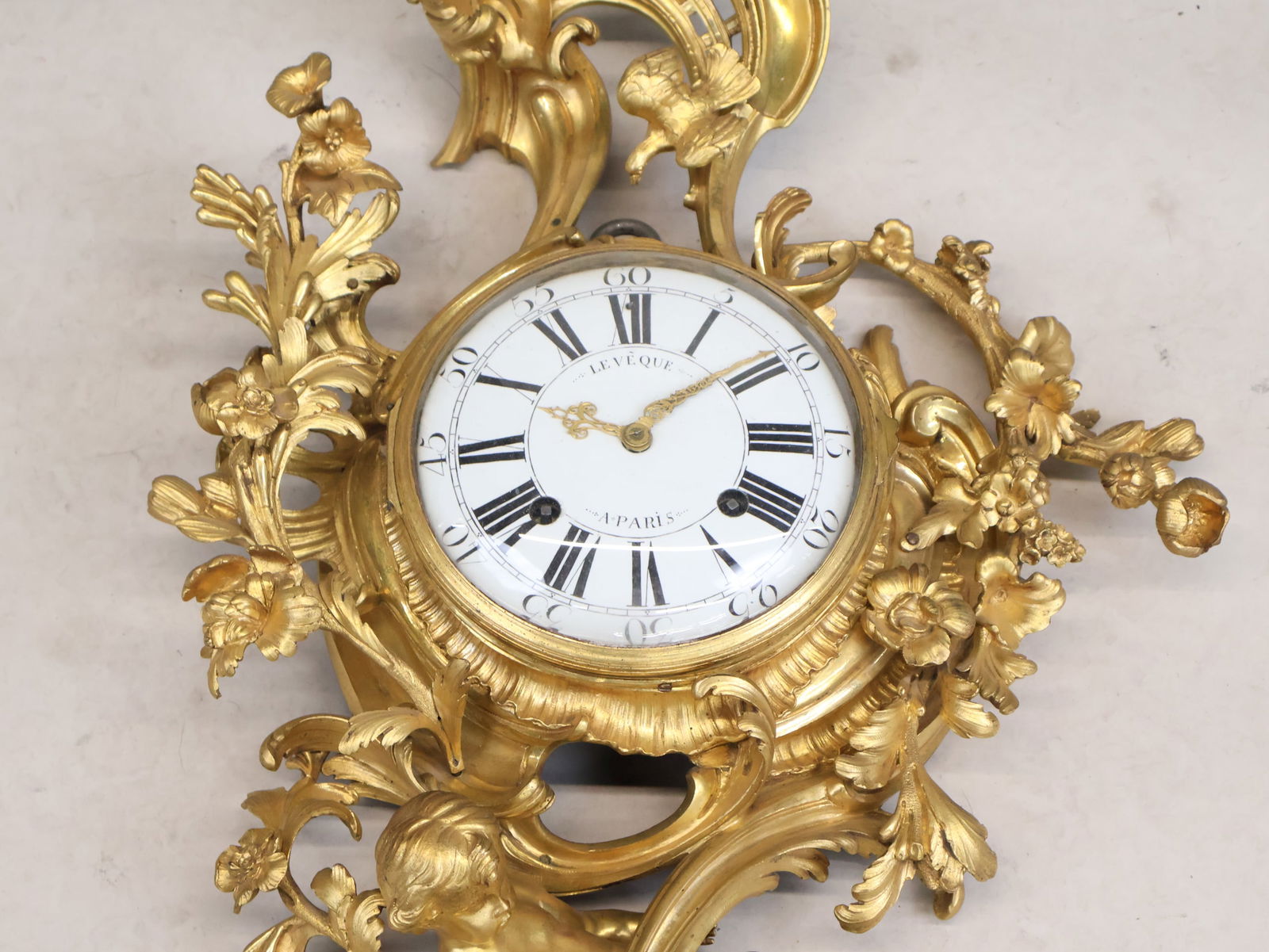 Louis XV Ormolu Cartel Clock - 3