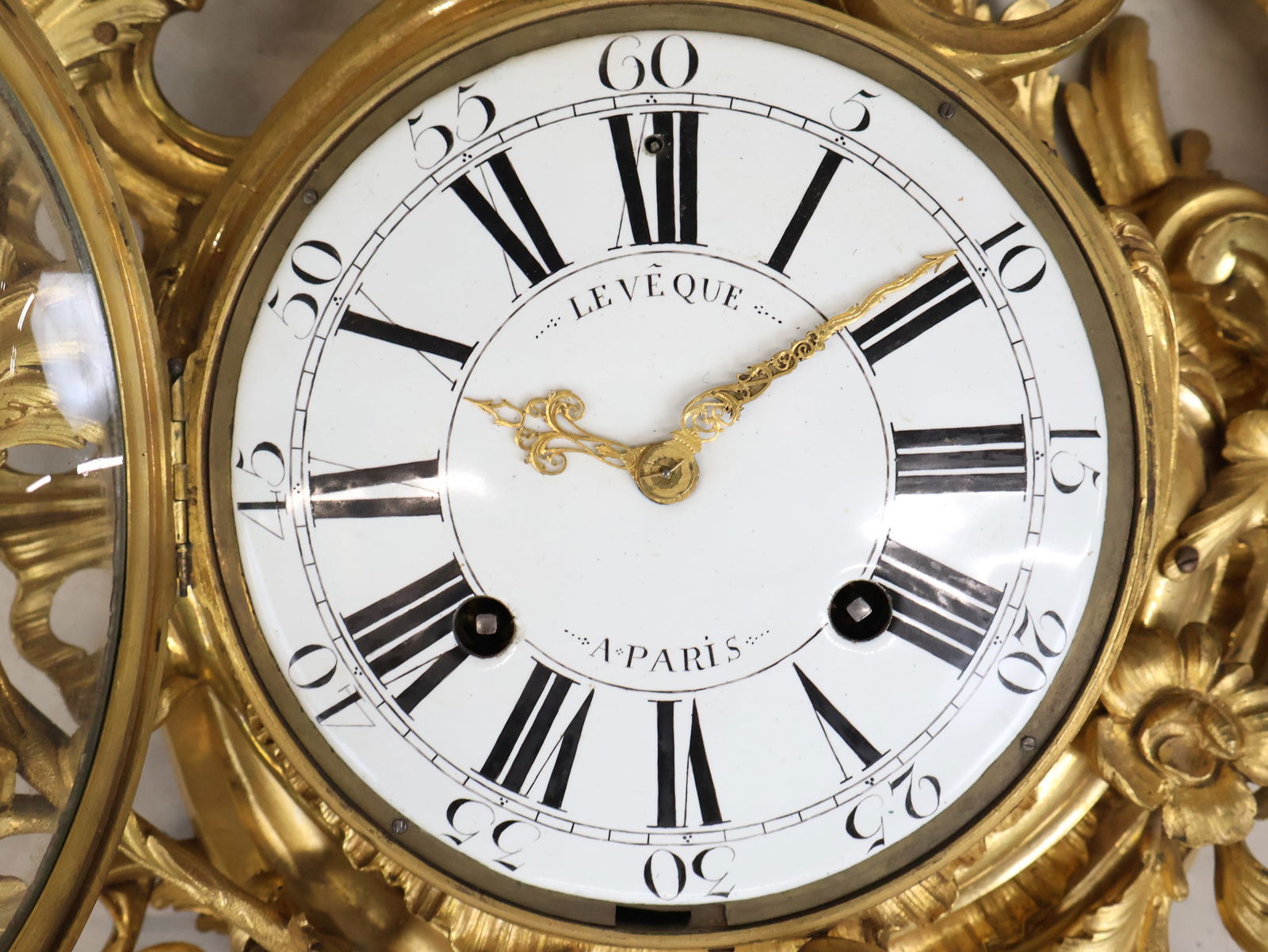 Louis XV Ormolu Cartel Clock - 7