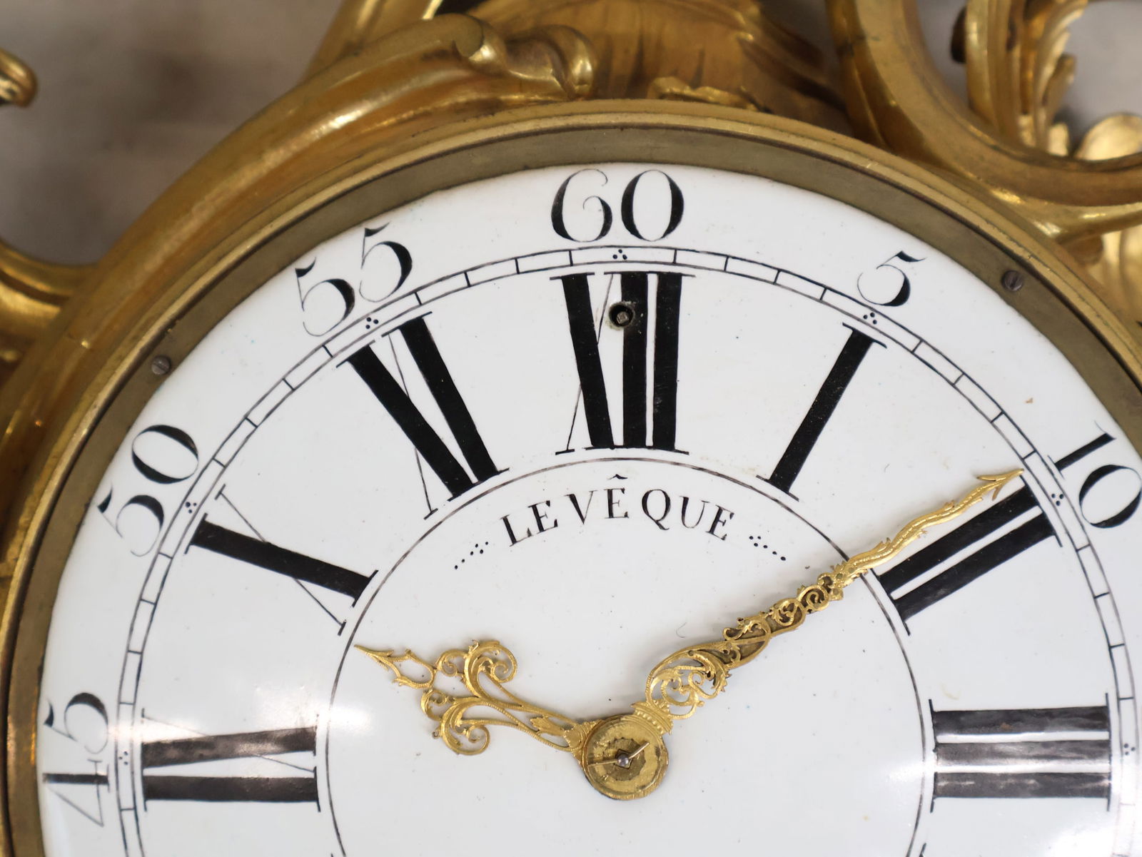 Louis XV Ormolu Cartel Clock - 9