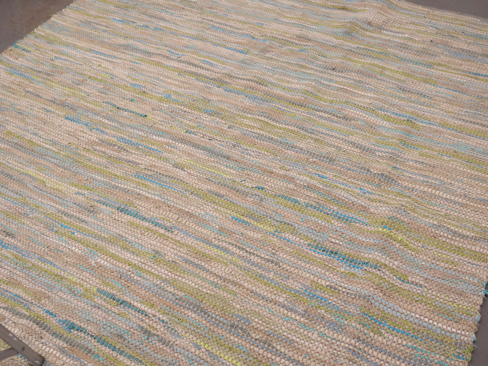 Two Machine-Made Flat-Woven Rugs - 9