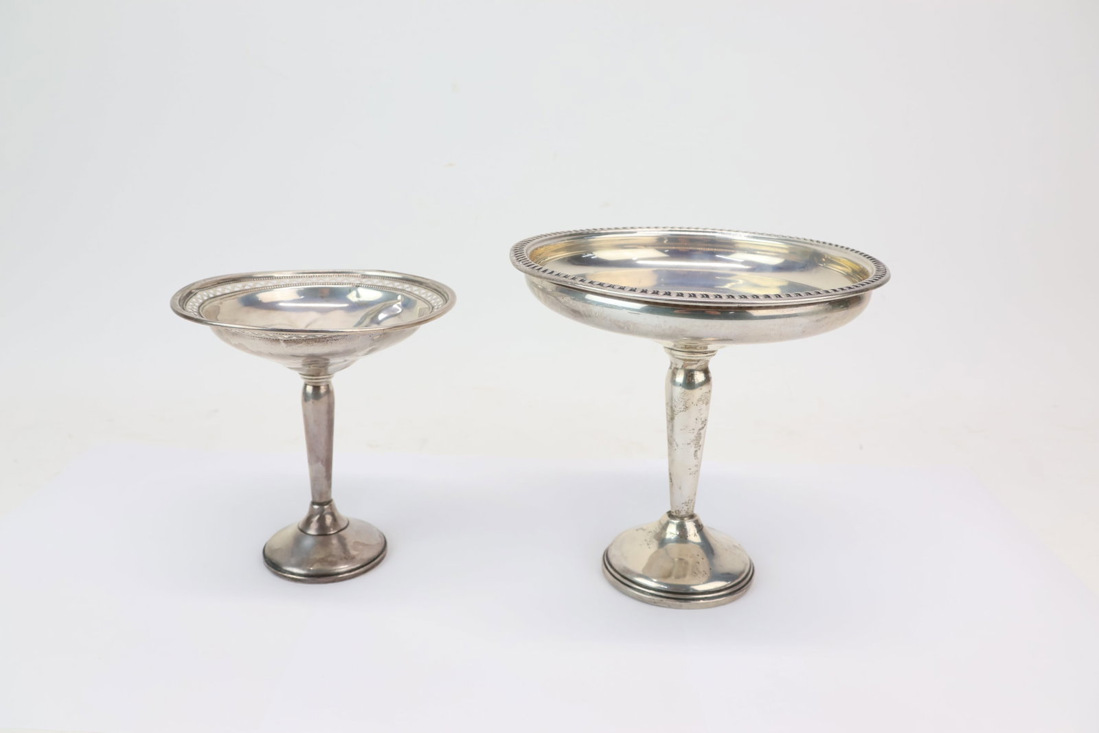 Two Sterling Silver Weighted Compotes (1 of 8)