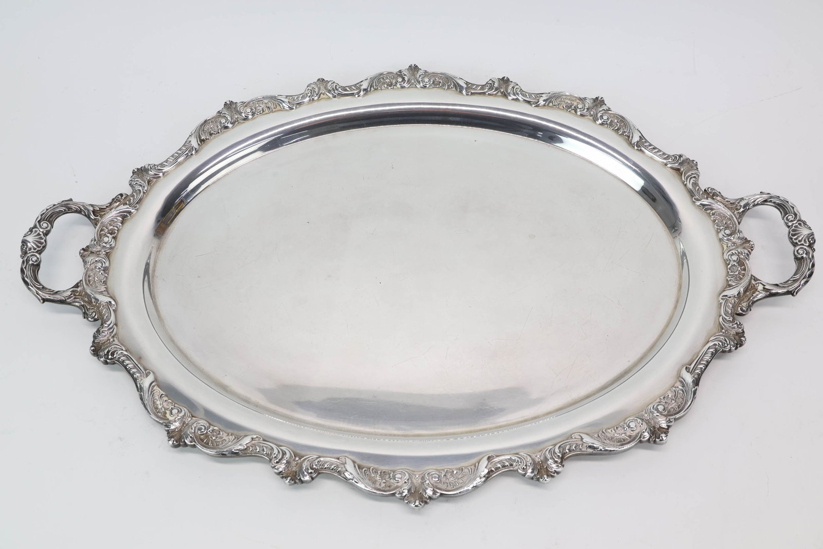 Double Handled Sterling Silver Serving Tray (1 of 7)