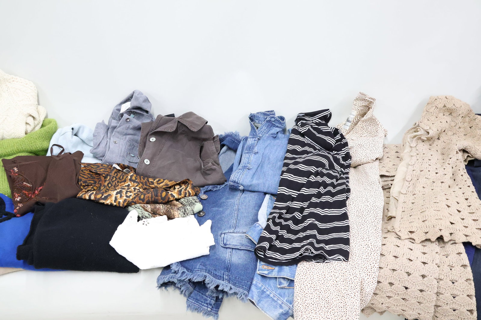 Vintage Group of Assorted Ladies Denim (1 of 20)