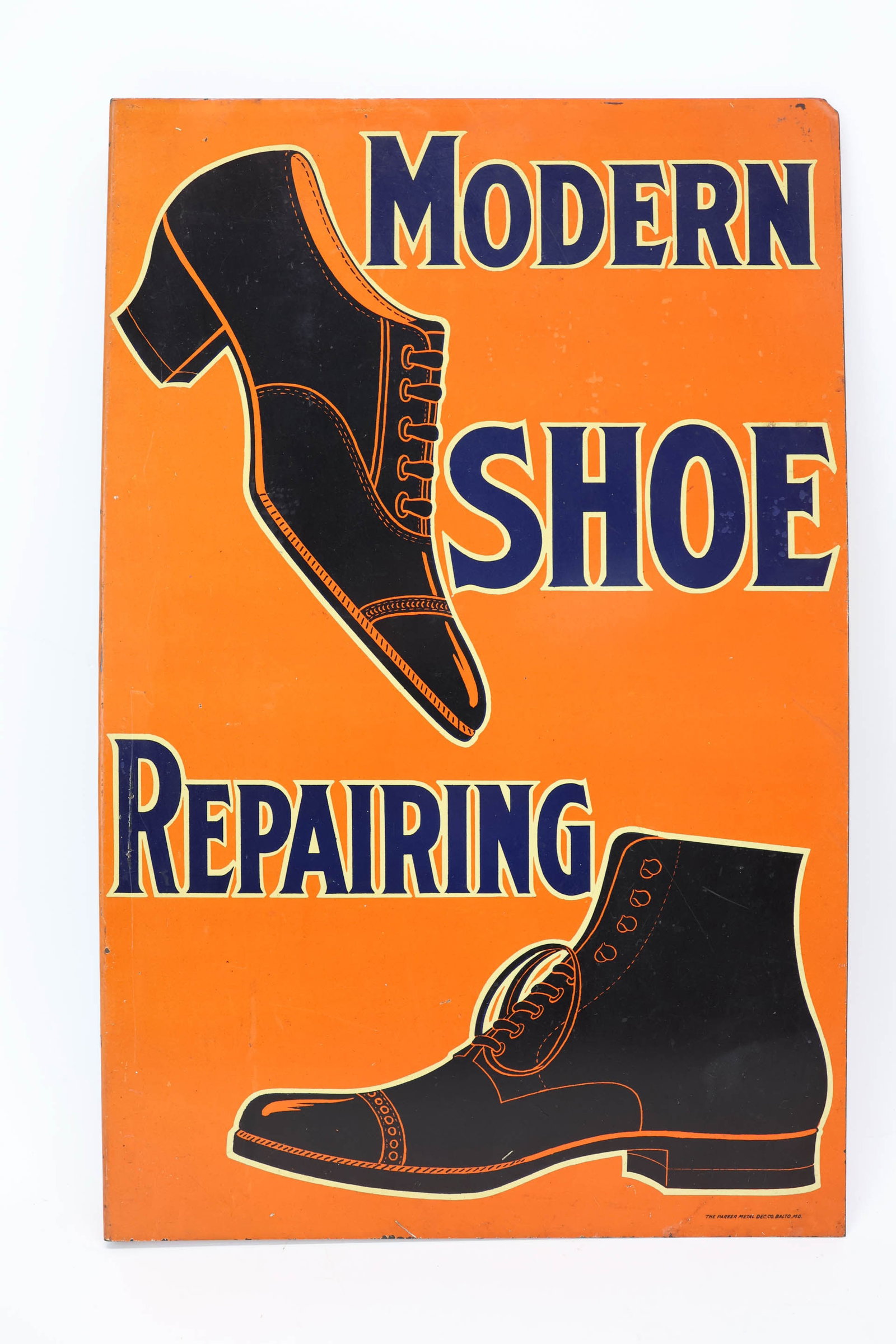 Vintage Modern Shoe Repairing Double Sided Sign (1 of 10)