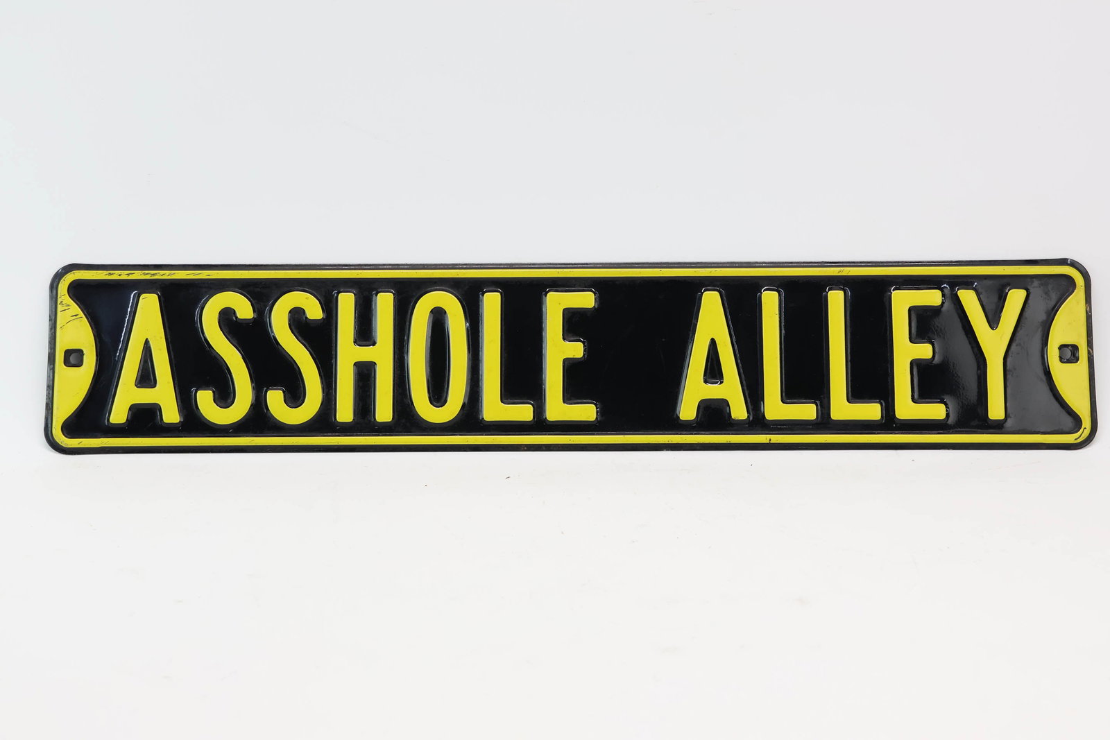 Vintage Asshole Alleys Sign (1 of 5)