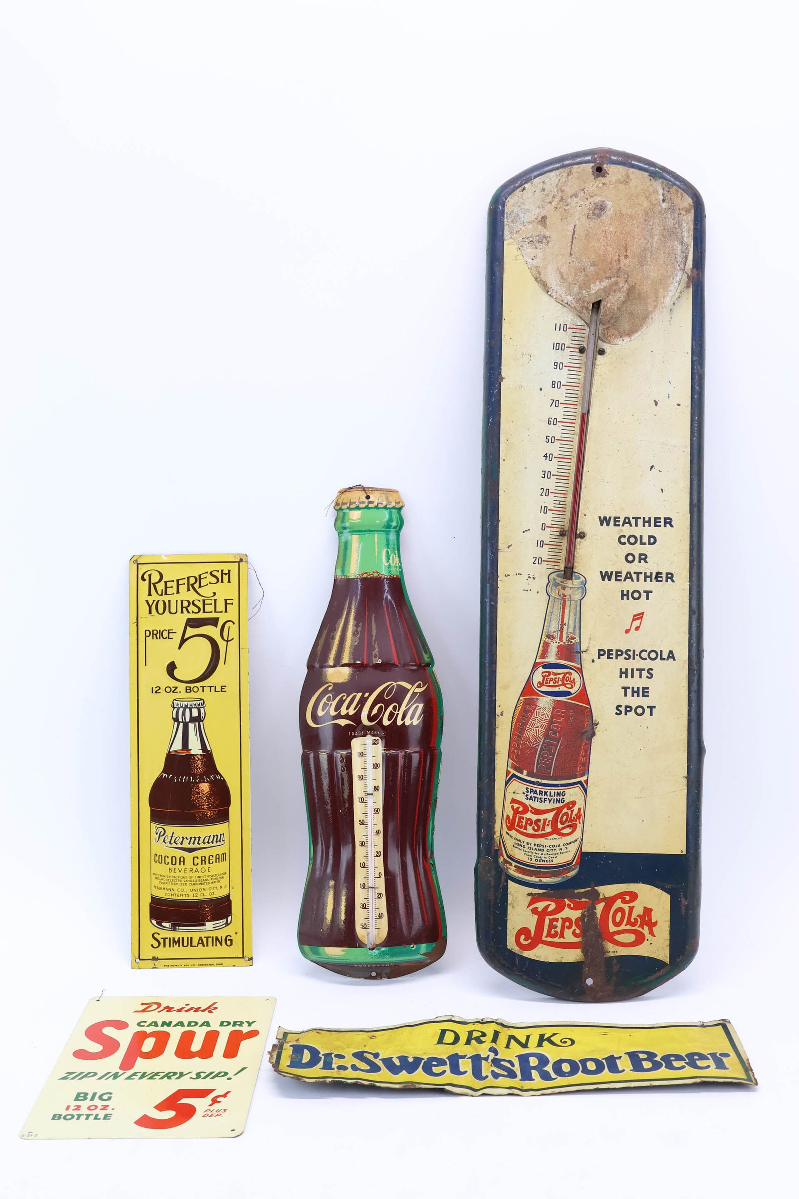 Vintage Pepsi Cola Advertising Thermometer (1 of 12)