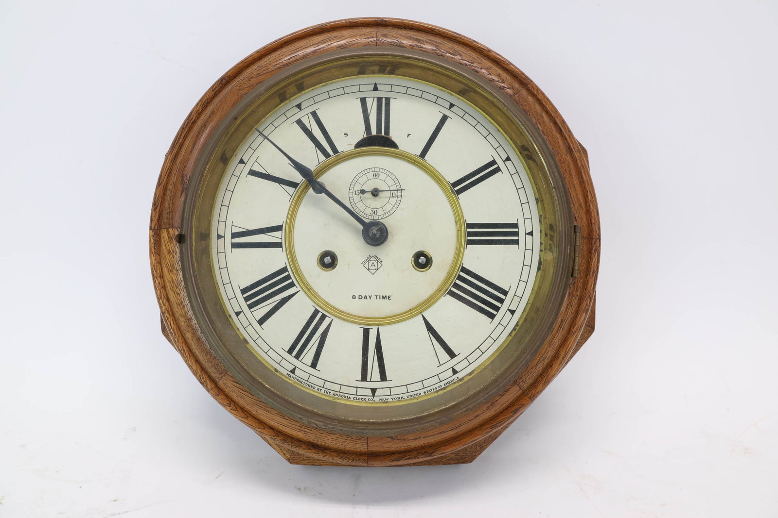 Ansonia Eight Day Wall Clock (1 of 5)