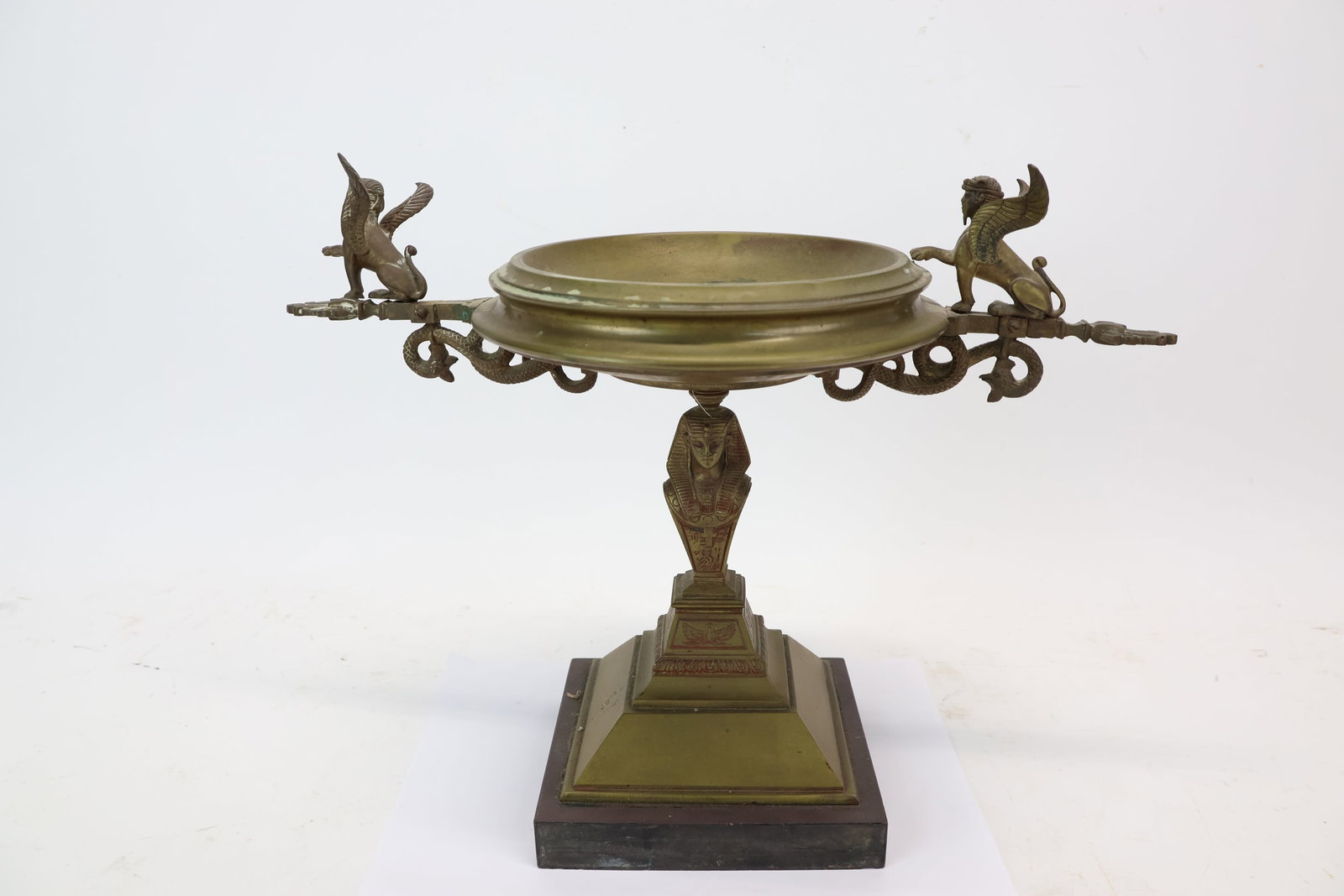 Antique Egyptian Revival Brass Tazza (1 of 11)