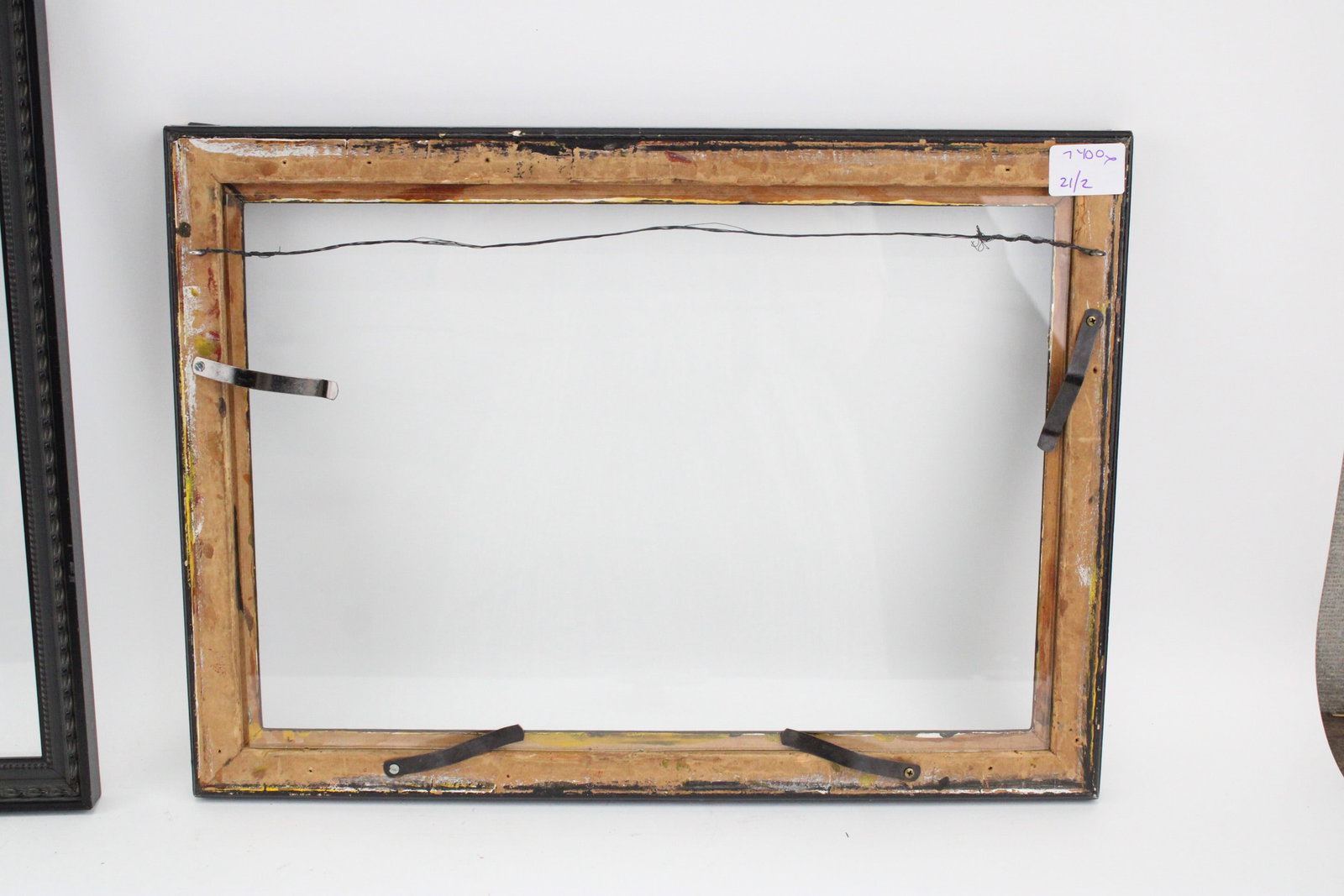 Two Ebonized Picture Frames - 7