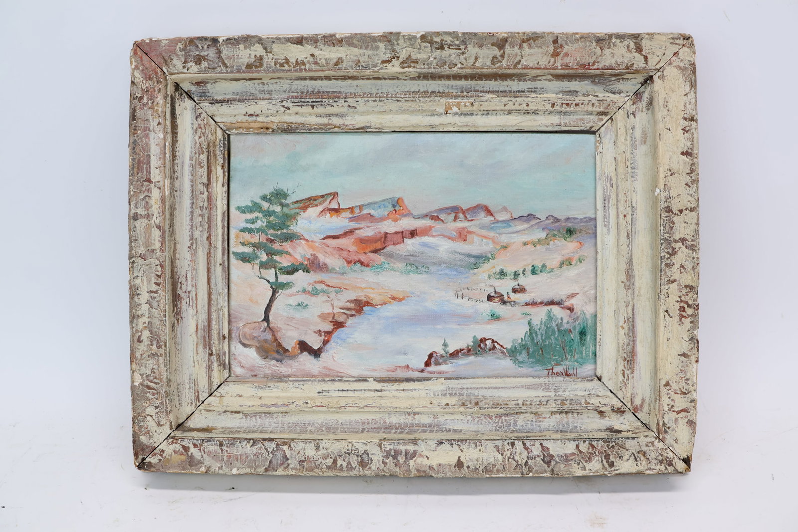 Oil on Canvas of Mountain Landscape (1 of 10)