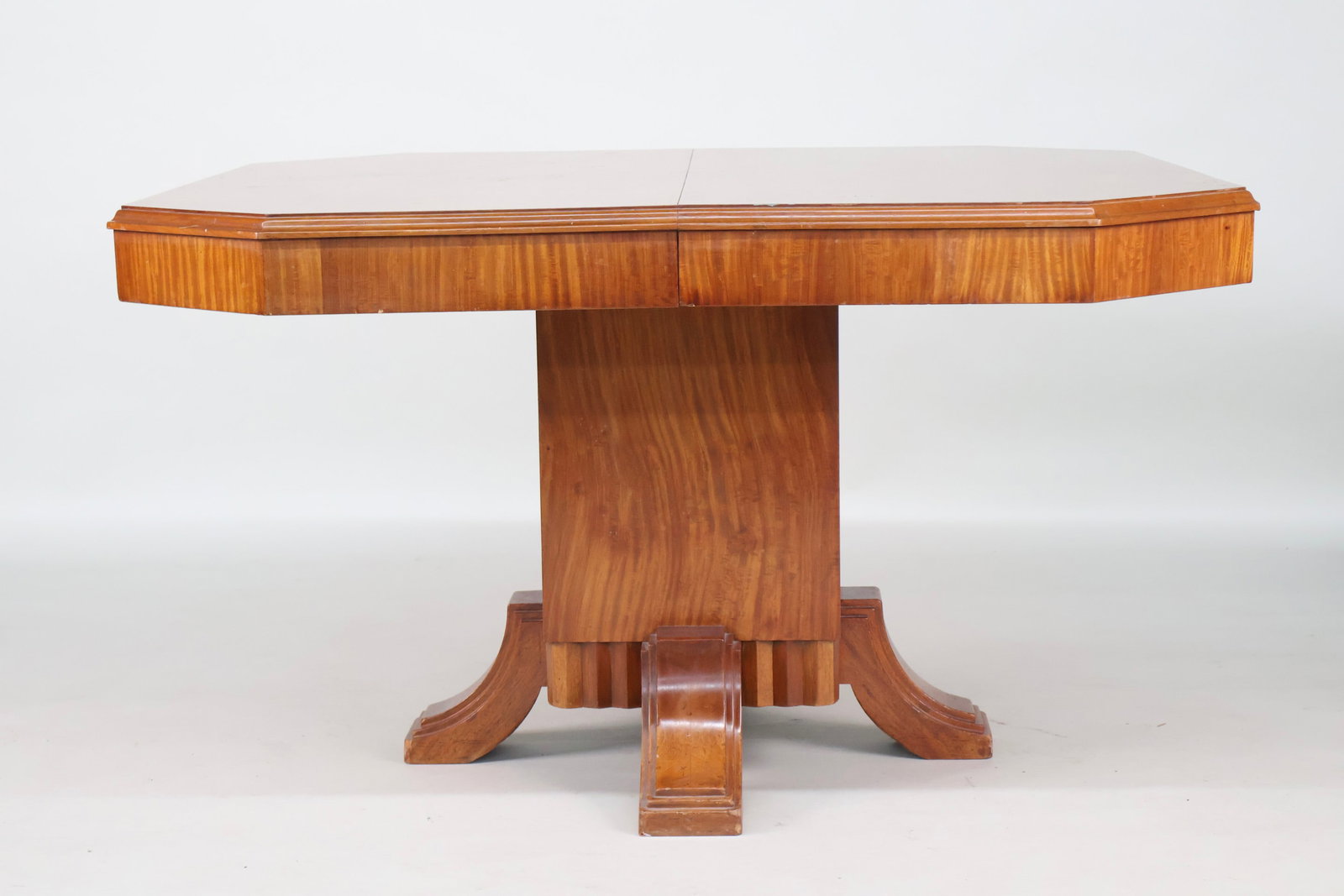 Art Deco Walnut Dining Table - 2