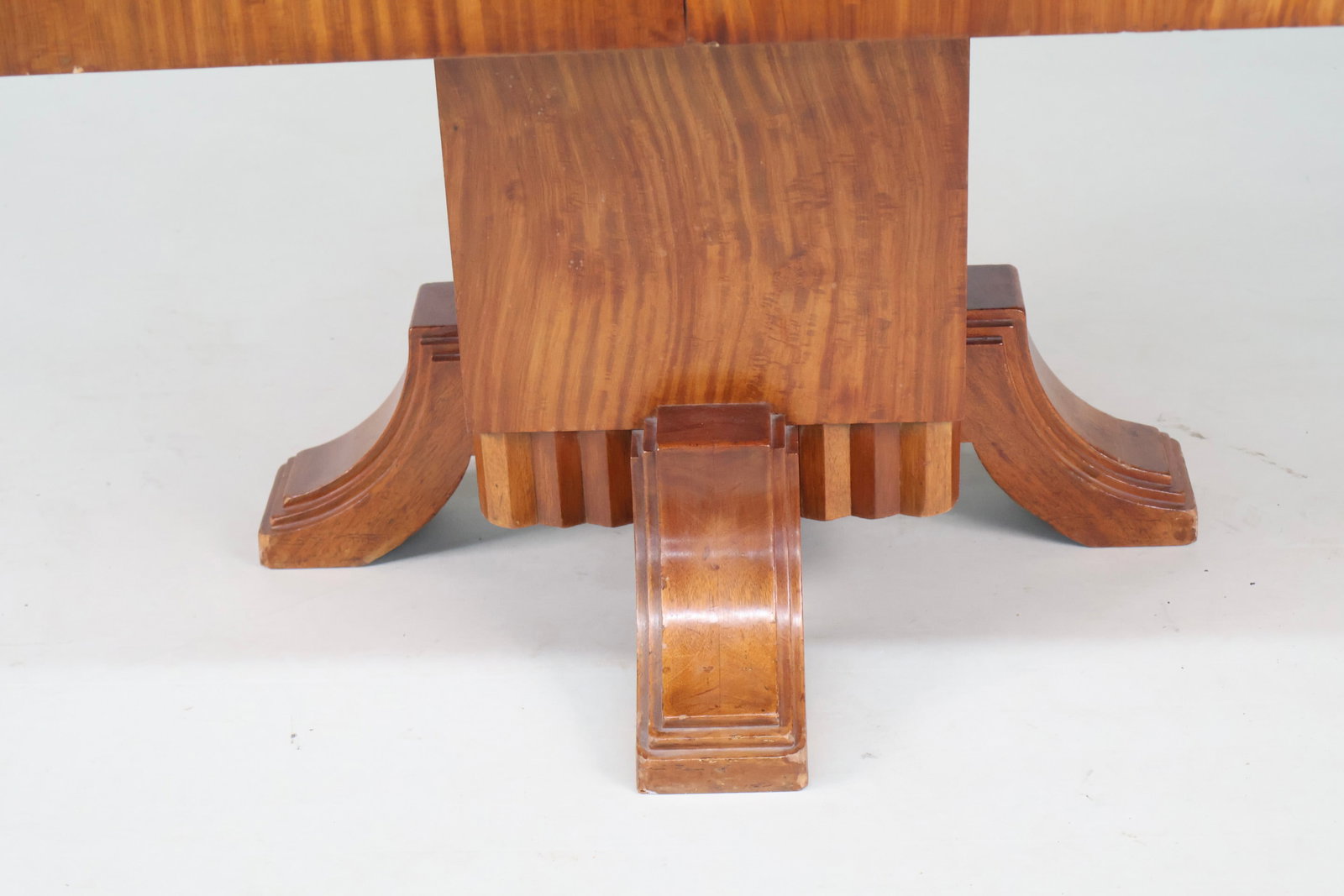 Art Deco Walnut Dining Table - 4