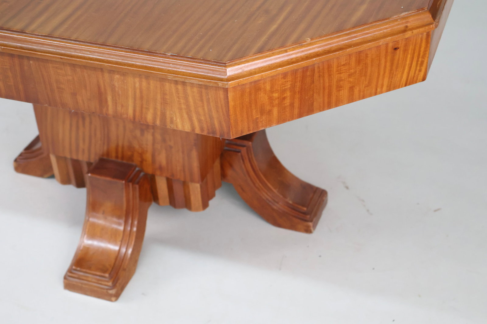 Art Deco Walnut Dining Table - 7