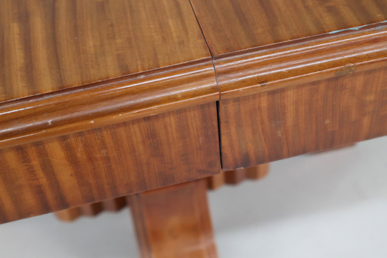 Art Deco Walnut Dining Table - 8