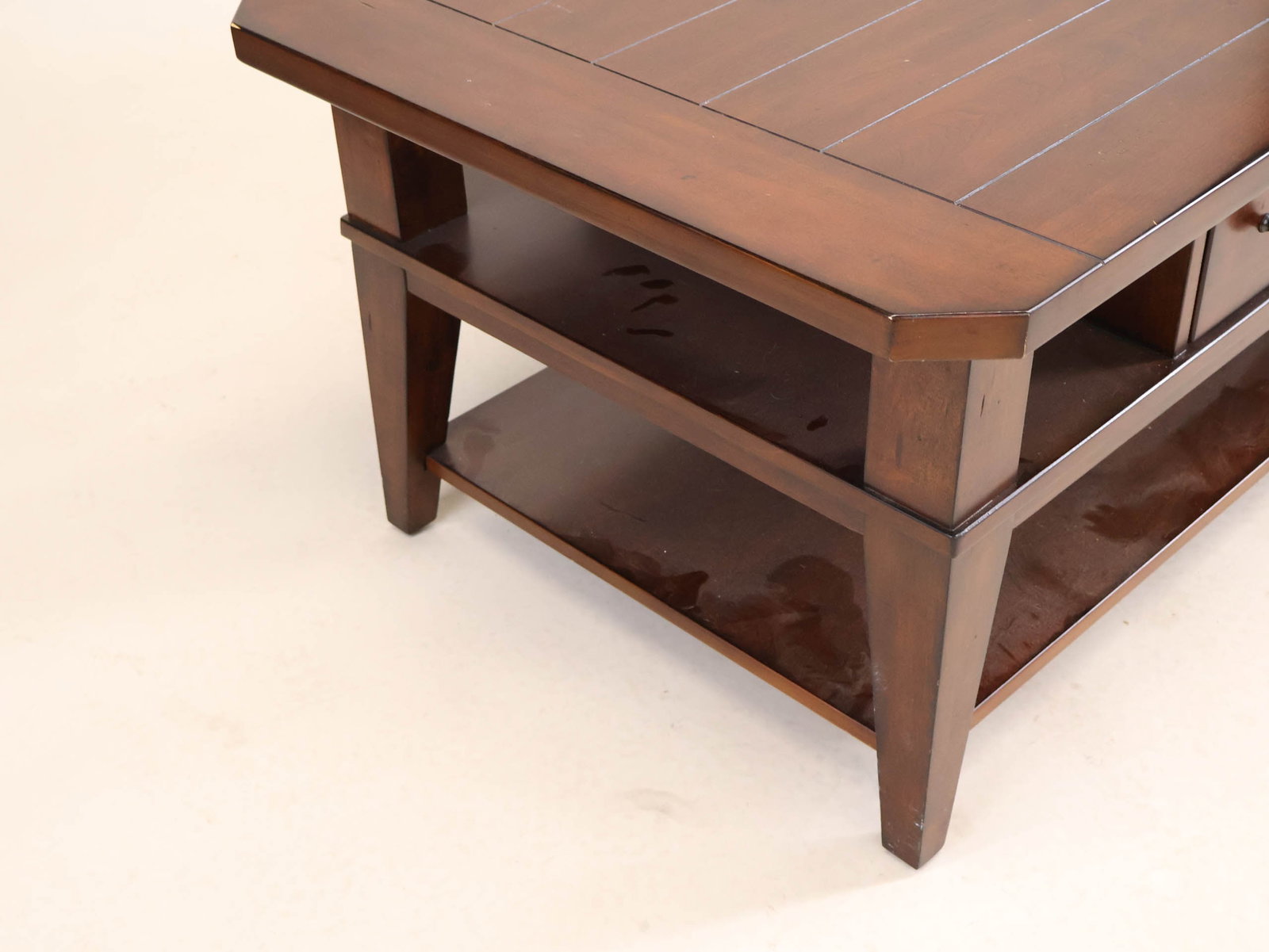 Contemporary Rectangular Low Table - 5