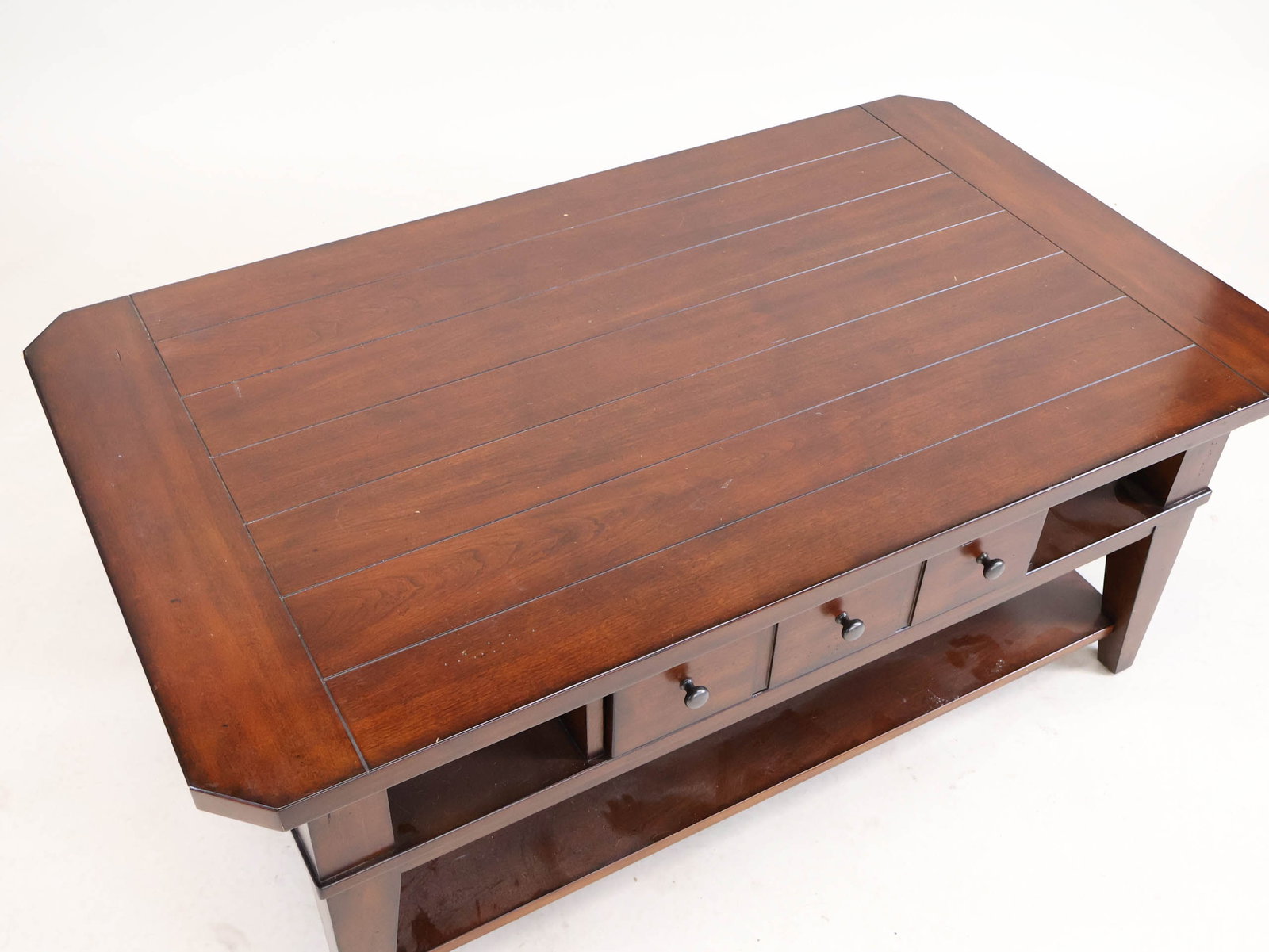 Contemporary Rectangular Low Table - 7