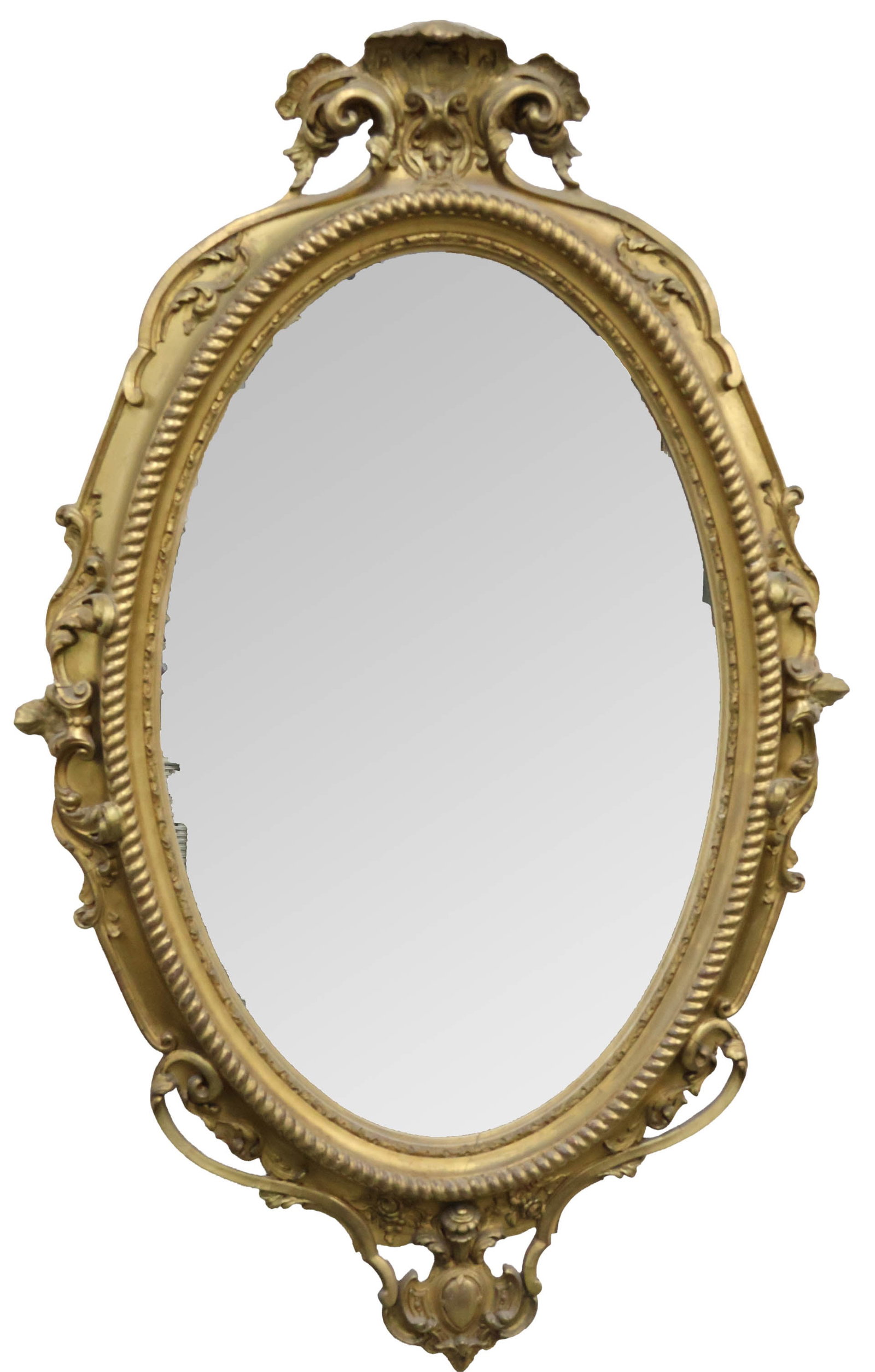 Louis XV Style Gilt Hanging Wall Mirror (1 of 8)
